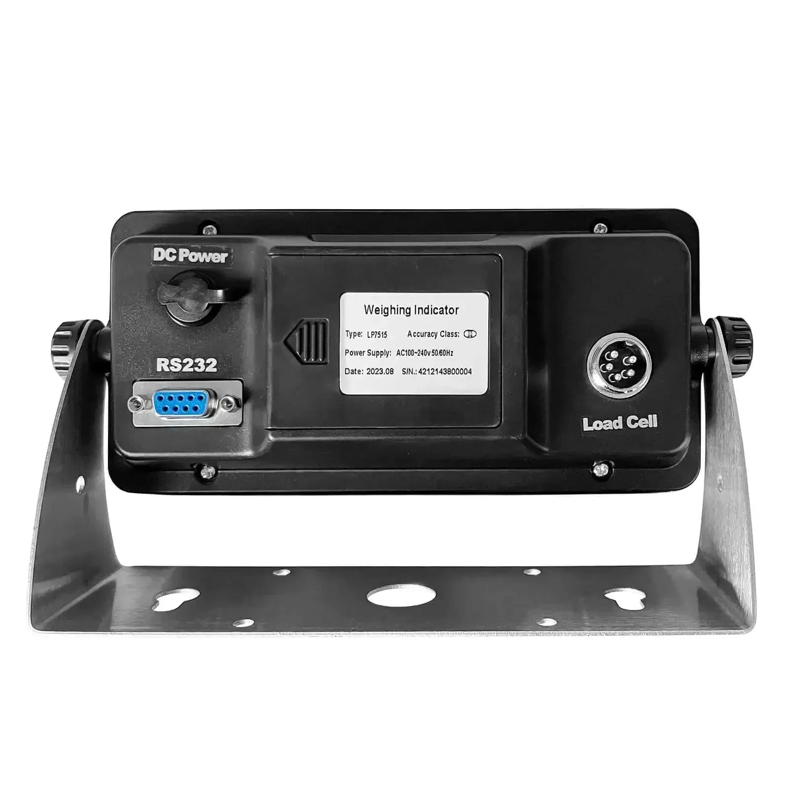 6-Digit 0.7 Inch LCD Display Weighing Scale Load Cell Indicator Digital Readout With RS232 Port And 5-Pin Connector Replacement For OP-902 Dual Power From AA Batteries Or External Power Supply - Image 9