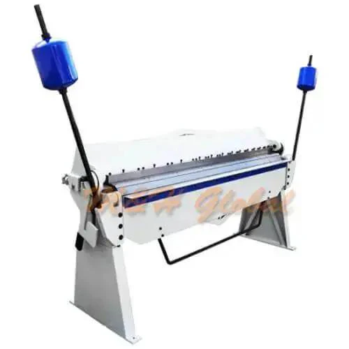 6 Foot Pan And Box Brake Bender For 12 Gauge Metal Working, Bends From 0 To 135 Degrees, 12 Gauge Capacity, Removable Legs For Tabletop Mount, Finger Die Sets 11x3, 6x3, 5x3, 4x2, 3x2, 81.25 Inch Reach