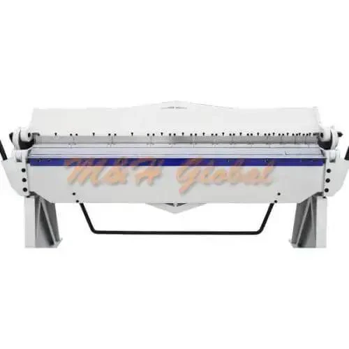 6 Foot Pan And Box Brake Bender For 12 Gauge Metal Working, Bends From 0 To 135 Degrees, 12 Gauge Capacity, Removable Legs For Tabletop Mount, Finger Die Sets 11x3, 6x3, 5x3, 4x2, 3x2, 81.25 Inch Reach - Image 4