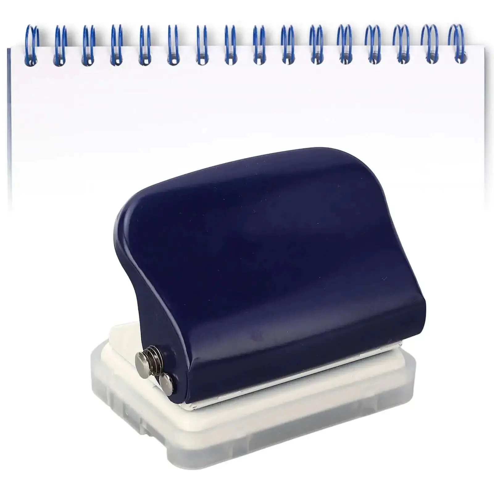 6 Hole Punch For A4 A5 B5 Loose Leaf Notebooks And Scrapbooks, Metal Circle Paper Puncher, 5 Sheet Capacity, Handy Portable Handheld Punch For Everyday Office, Home Crafting, And School Projects - Image 4