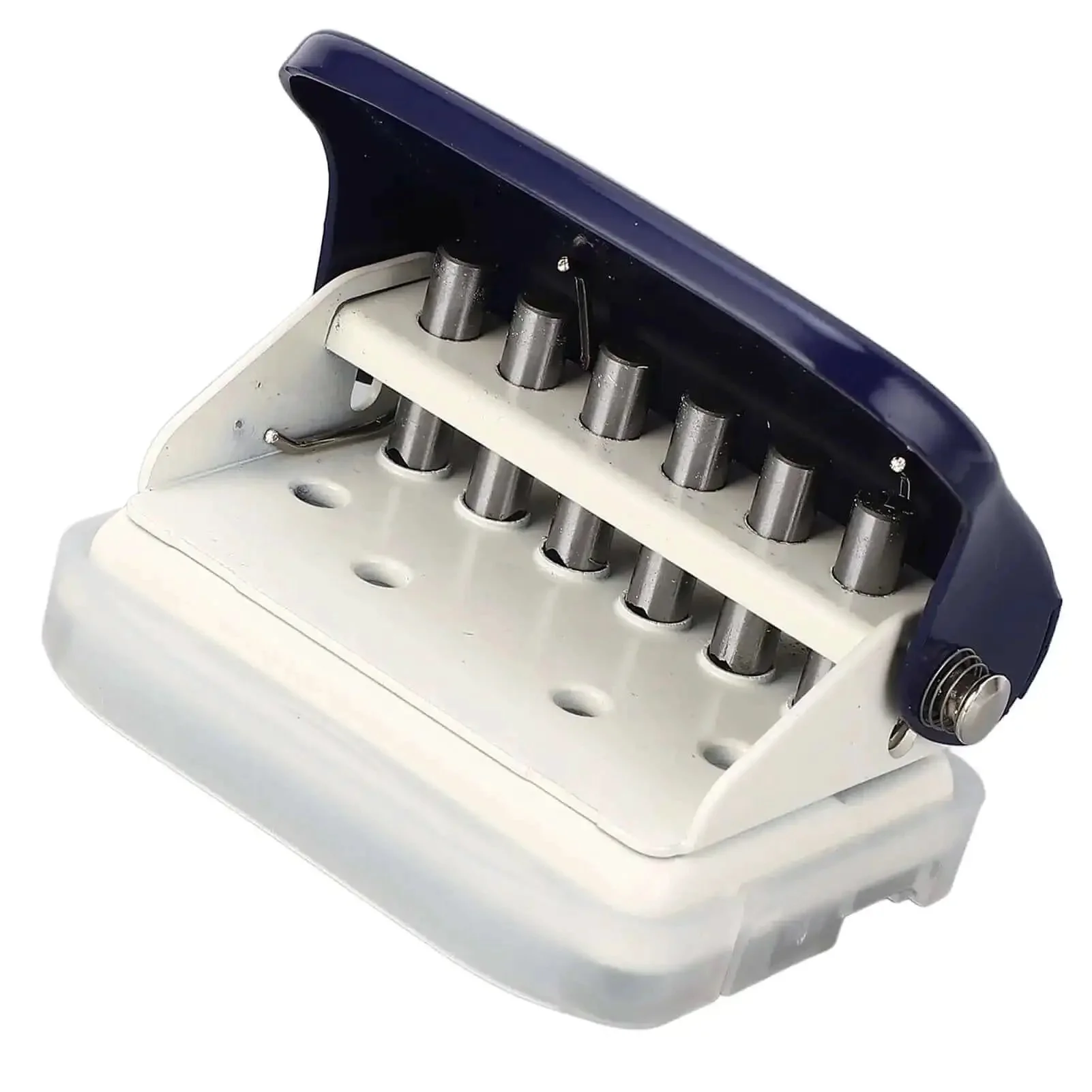 6 Hole Punch For A4 A5 B5 Loose Leaf Notebooks And Scrapbooks, Metal Circle Paper Puncher, 5 Sheet Capacity, Handy Portable Handheld Punch For Everyday Office, Home Crafting, And School Projects - Image 5
