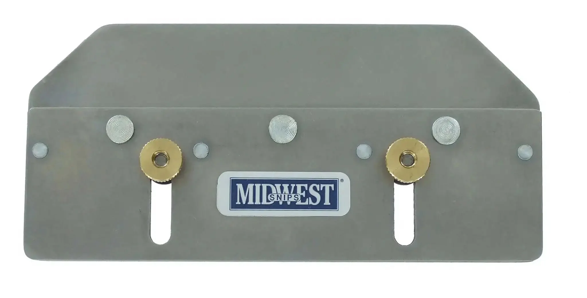 6 Inch Adjustable Hand Brake Metal Trim Former With Precision Bends Stainless Steel Build One Quarter Inch Sight Gauges Knurled Brass Depth Adjustment Nuts For Up To One Inch Throat Made In USA