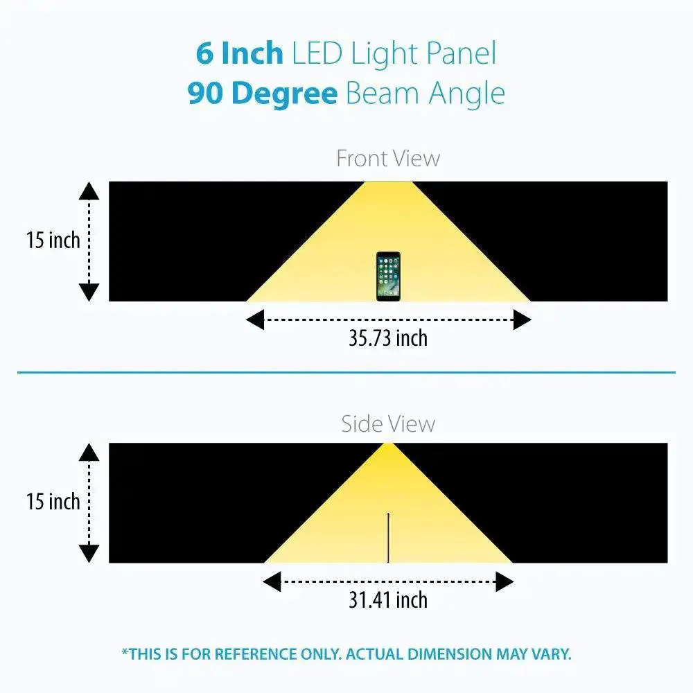 6 Inch Cool White Modular LED Under Cabinet Lighting Pro Kit With 12 Panels For Bright Task Lighting And Accurate Color Rendering Ideal For Kitchens And Workspaces Easy Plug In And Energy Efficient Design - Image 4