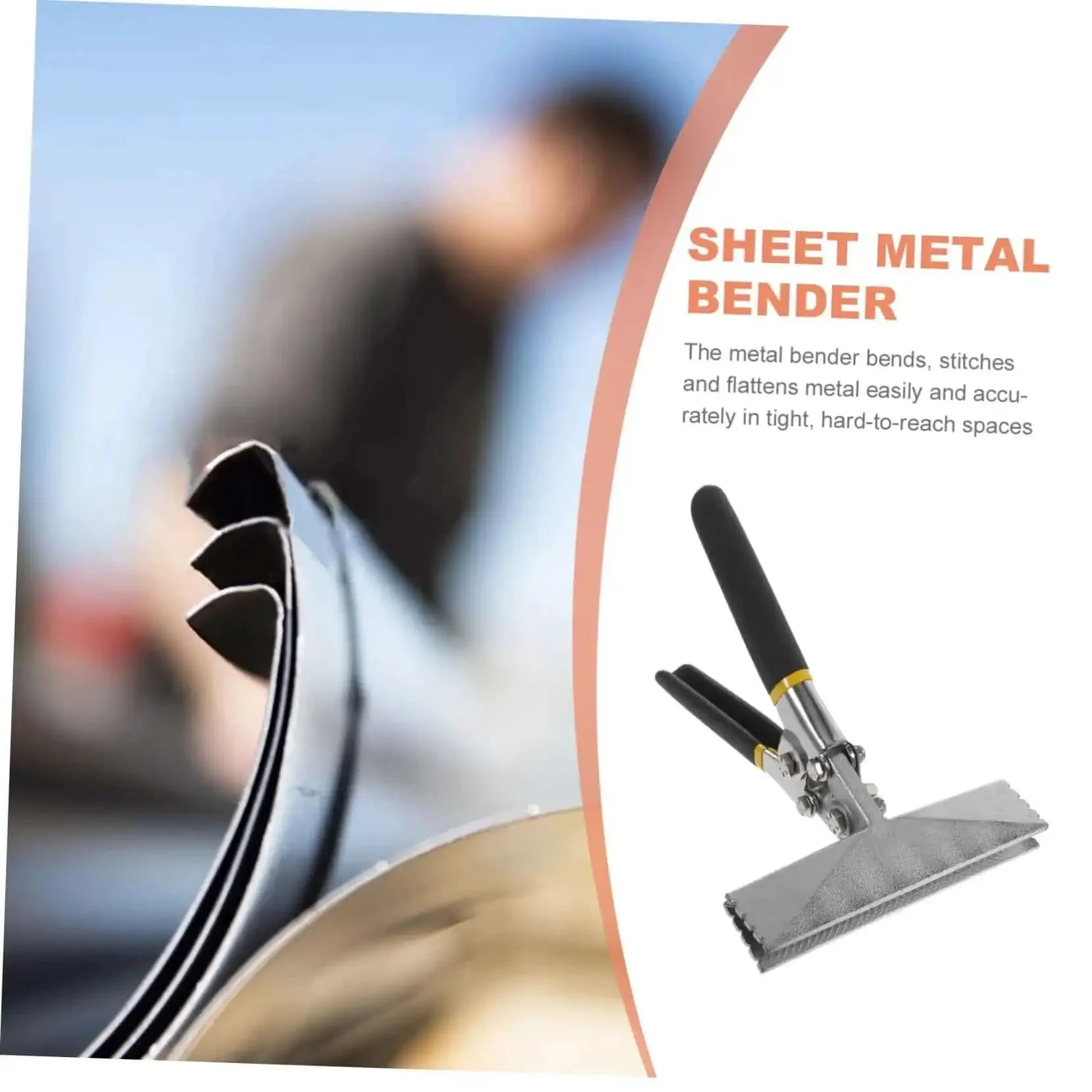 6 Inch Hand Seamer Tool For Metal Bending And Flattening Heavy Duty Pro Grade Sheet Metal Bender For Roofing And Fabrication With Ergonomic Double Sided Pitted Handle And One Quarter Inch Increment Scales - Image 9