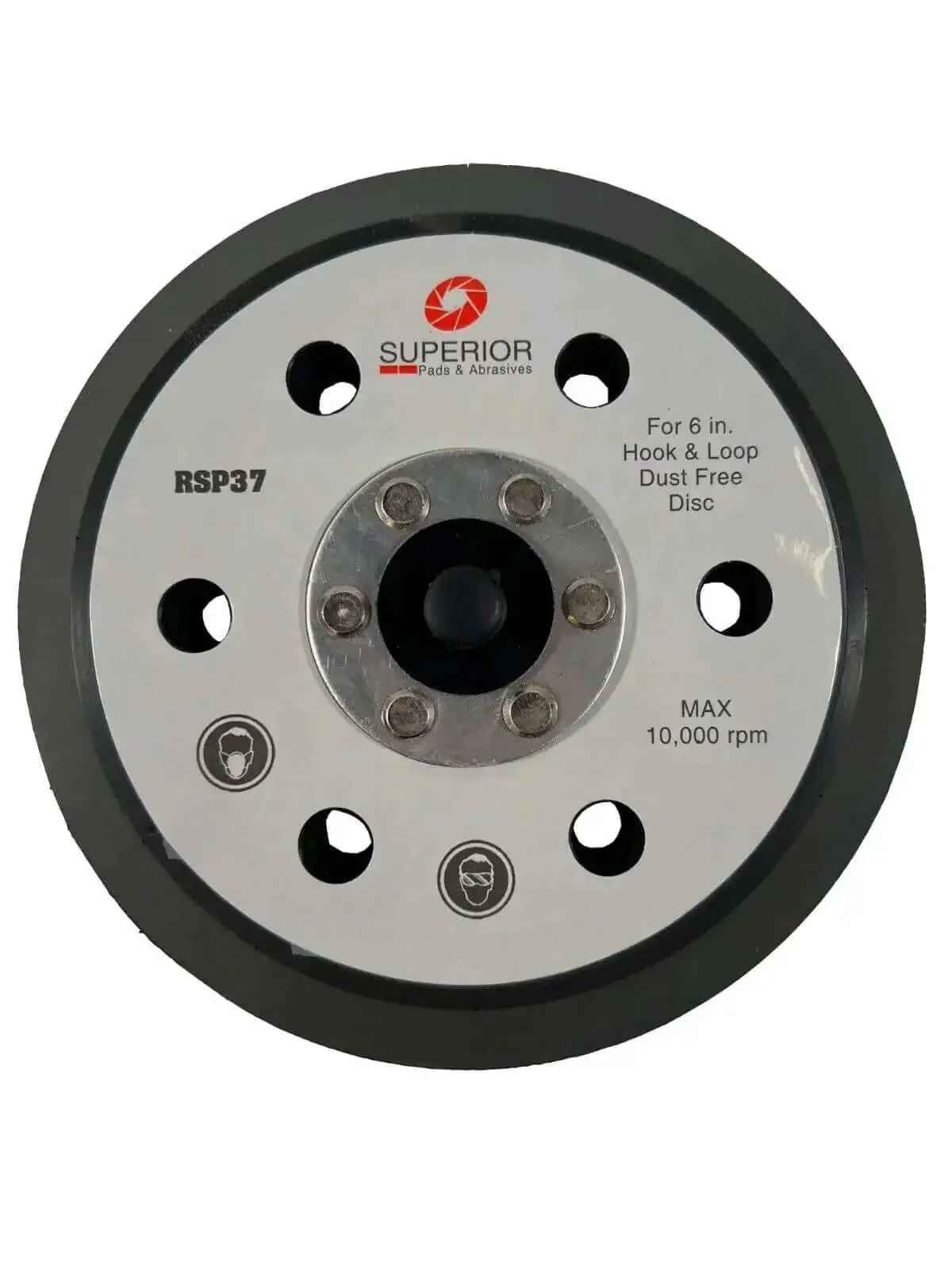 6 Inch Hook And Loop Backing Pad For Polisher 7424 7424XP 18001 Heavy Duty Beefy Durable Spare Part For Lawn Mowers Vacuum Cleaners Power Tools And More For Finishing Jobs And Repairs