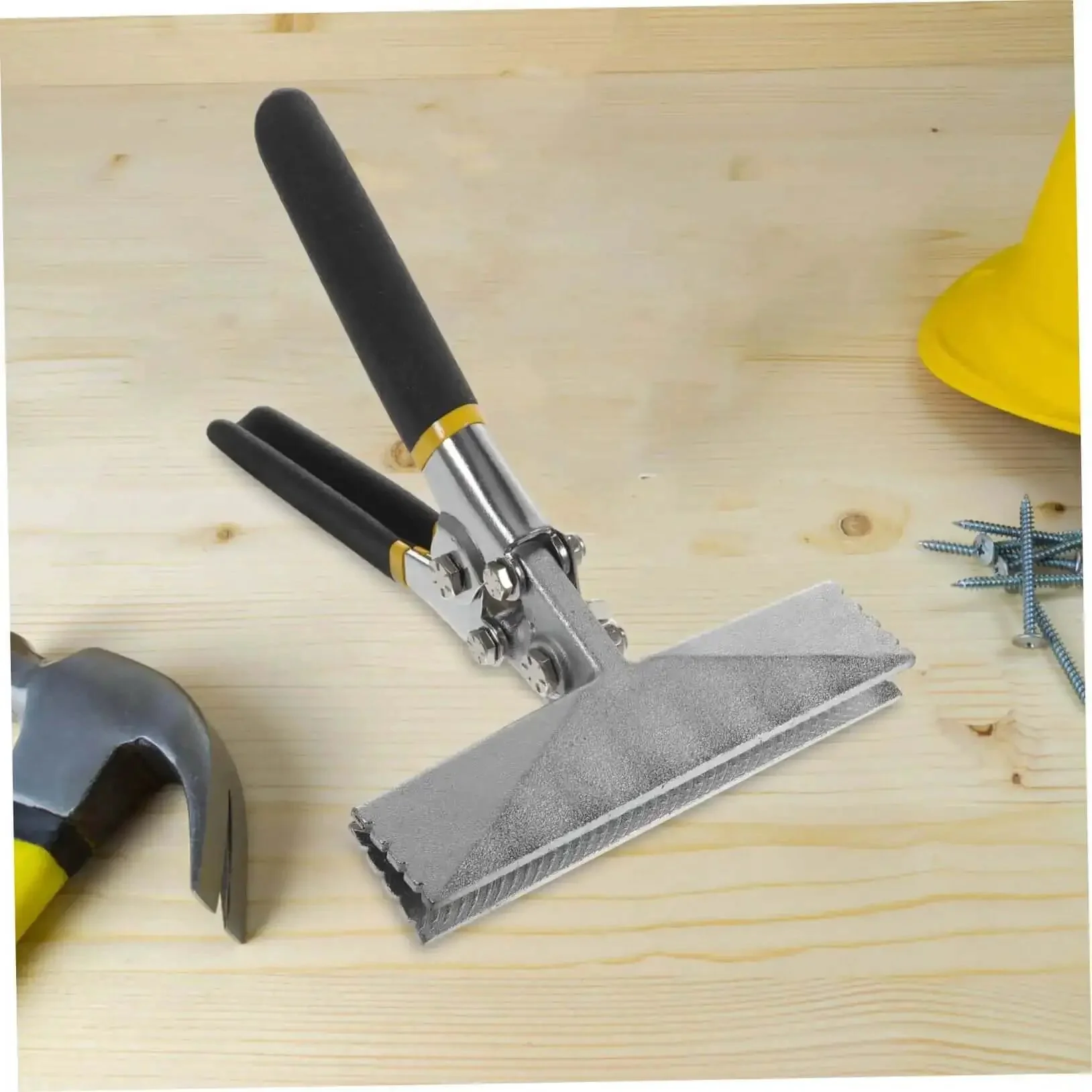 6 Inch Manual Sheet Metal Bender Duckbill Pliers Edge Seamer For Bending And Flattening Metal Plates With Non Slip Handle Heavy Duty Workhorse Pro Grade Multi Function Tool For Metal Fabrication And Sheet Metal Work - Image 9