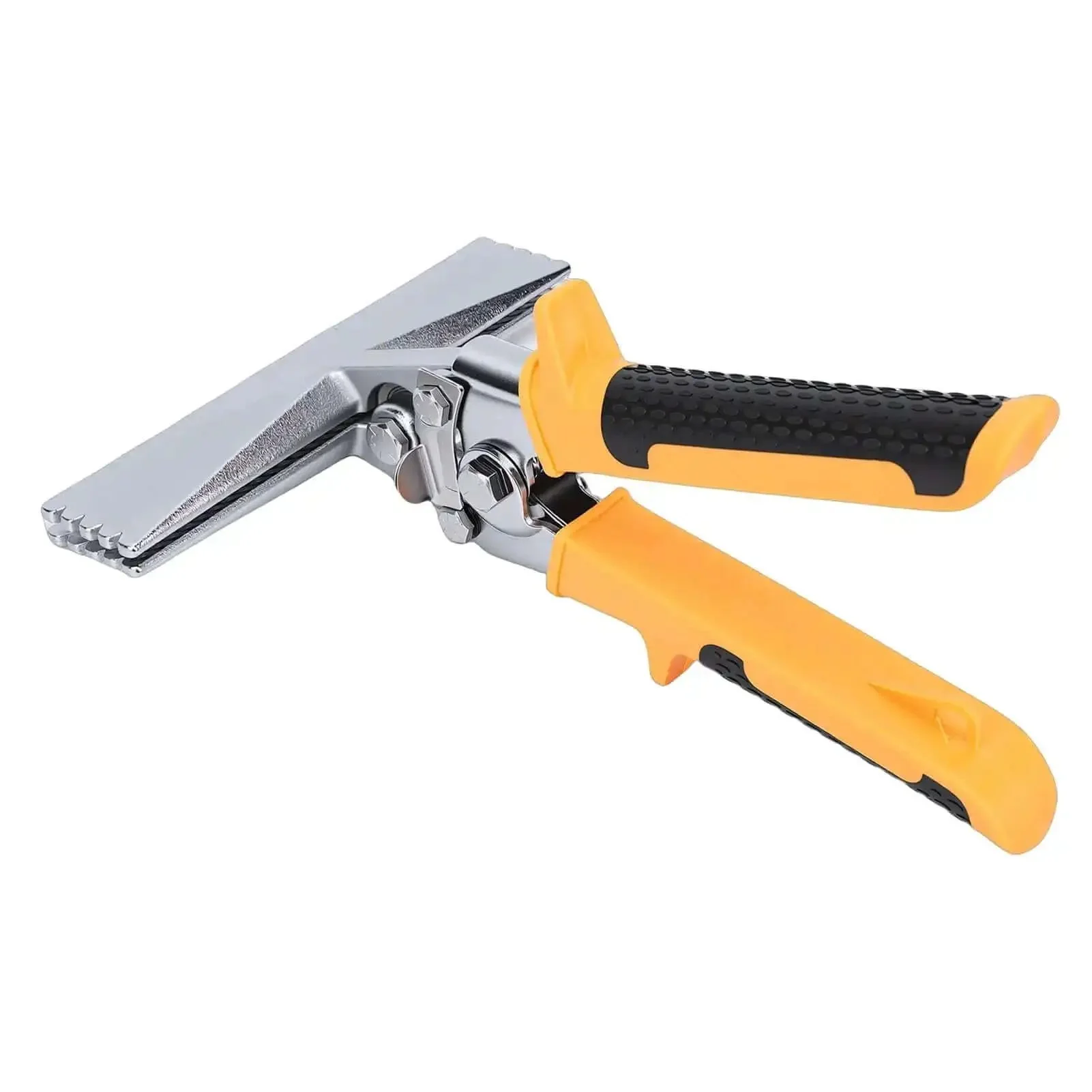 6 Inch Sheet Metal Bender With Straight Jaw Pliers And Hand Seamer For HVAC System, Go-To Ergonomic Non Slip Handle, Quick Release Safety Lock, Heavy Duty Labor Saving Spring Reducing Operating Force By Up To Thirty Percent - Image 8