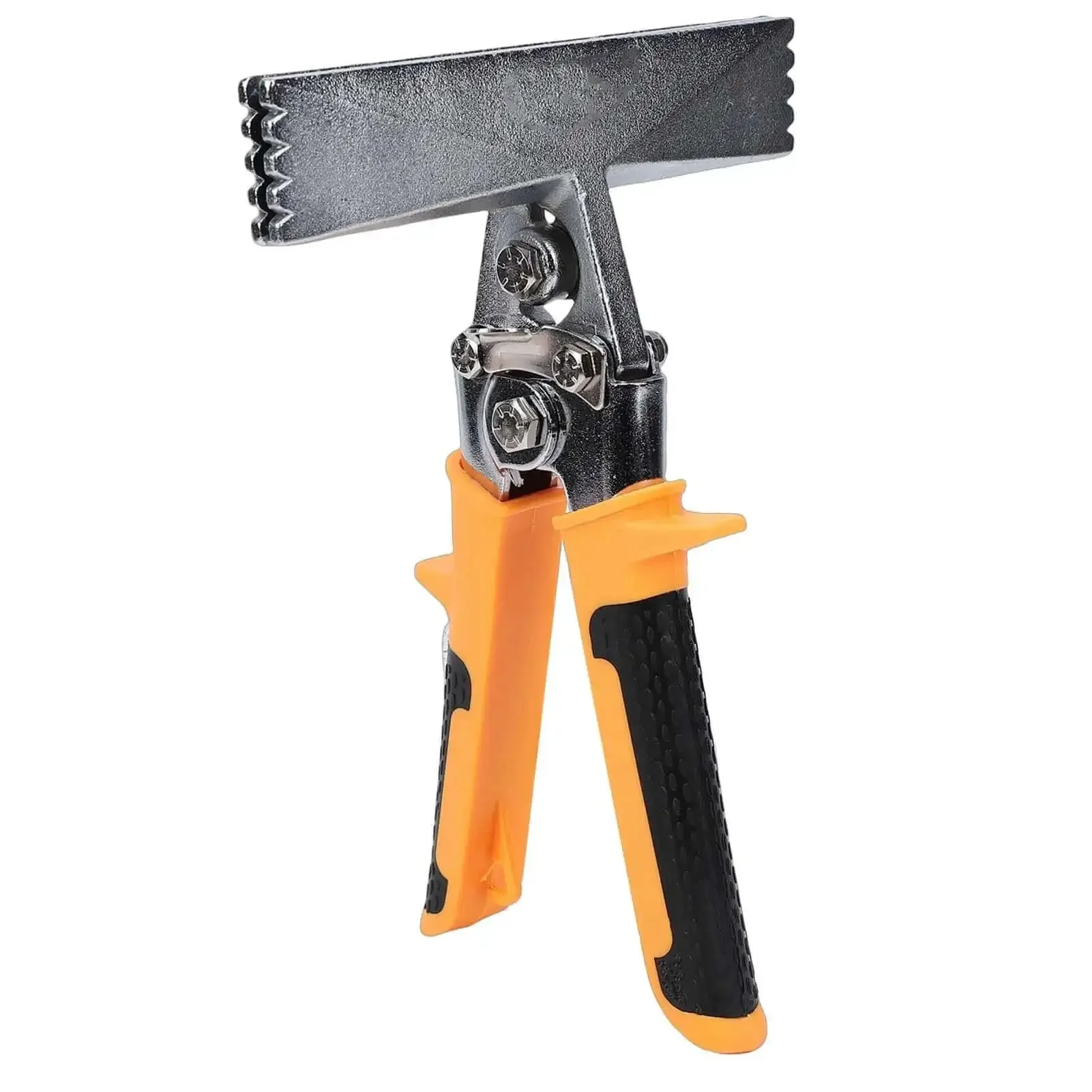 6 Inch Sheet Metal Bender With Straight Jaw Pliers Workhorse For HVAC Ductwork, Ergonomic Grip, CRV Steel Build, TPR Handle, Safe Lock, Labor Saving Spring, And Durable Seamer For Quick, Smooth Bends - Image 2