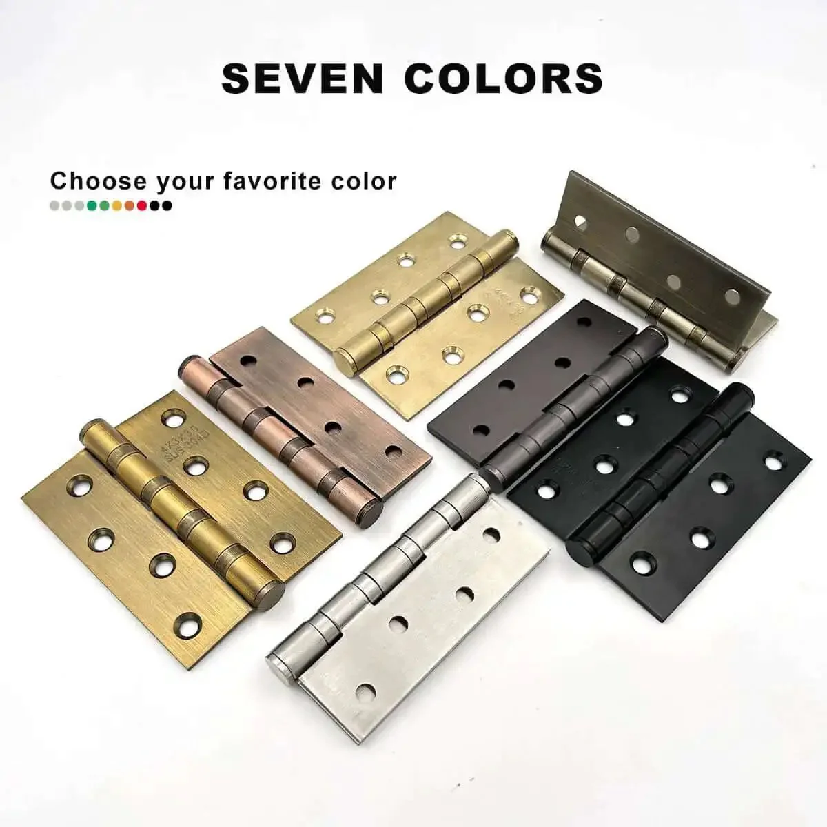 6 Pack Stainless Steel Door Hinges For Exterior And Interior Doors 4x3 Inches Heavy Duty Square Corner Hinges With Quiet Smooth Operation No Sticking For Both Indoor And Outdoor Use Silver Built To Last - Image 6