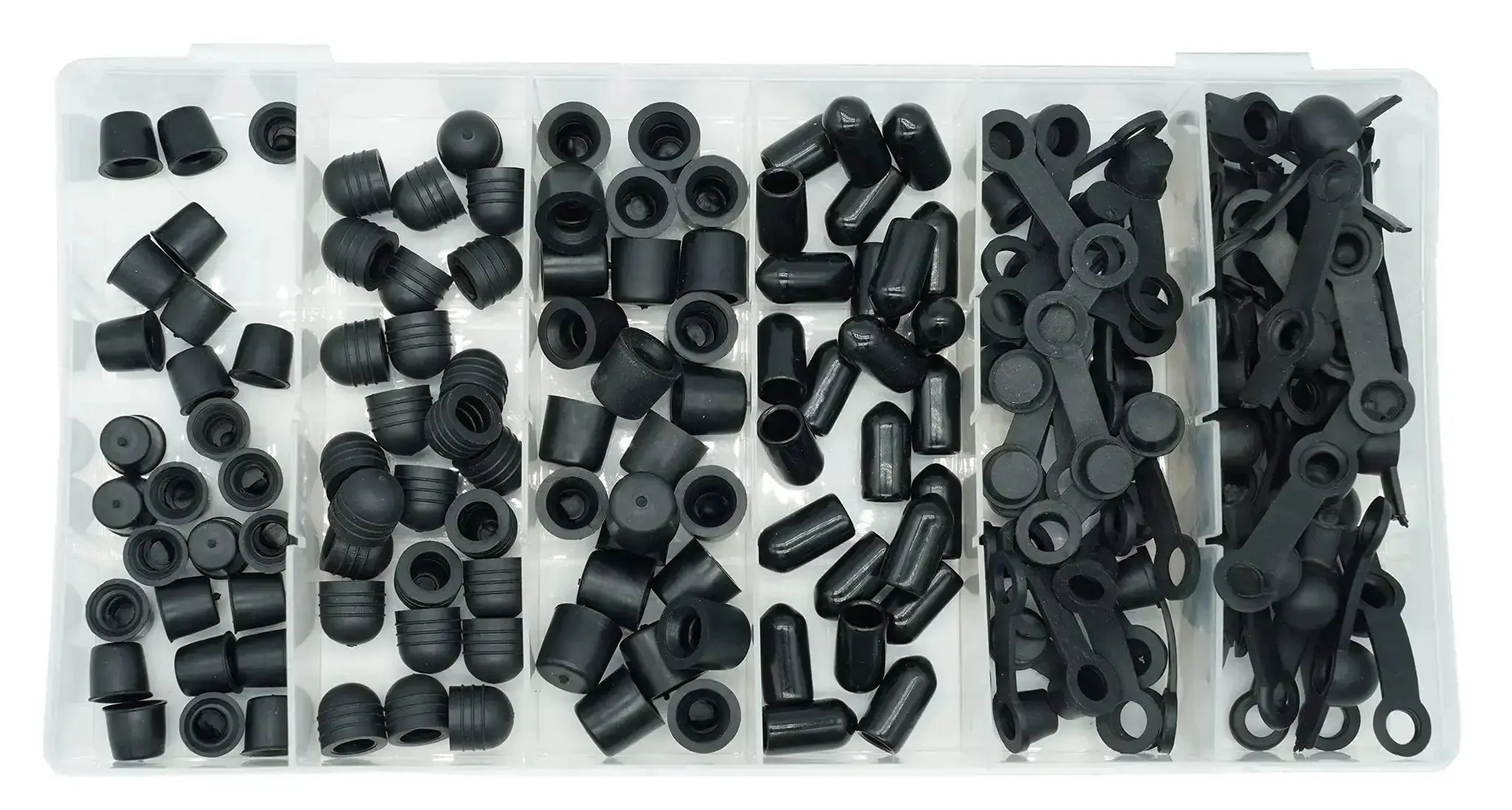 6 Types Rubber Brake Bleeder Cap Set 150 Pcs Caliper Cap Grease Fitting Cap Zerk Dust Cover Assortment For Cars And Motorcycles Protects Bleeder Screws From Dirt And Dust Fits Most Bleeder Screws - Image 5