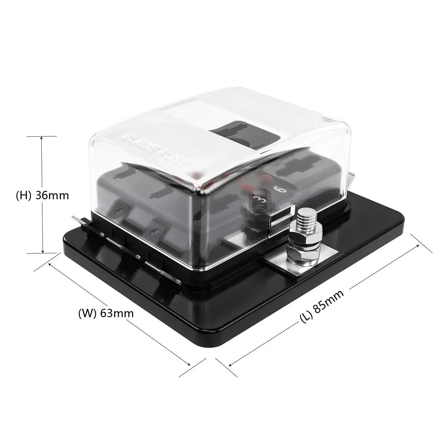 6 Way DC 12 To 32V Blade Fuse Box Holder With LED Warning Light And Protective Cover For Automotive Car Boat Marine Trike Plus Detailed Instruction Manual - Image 7