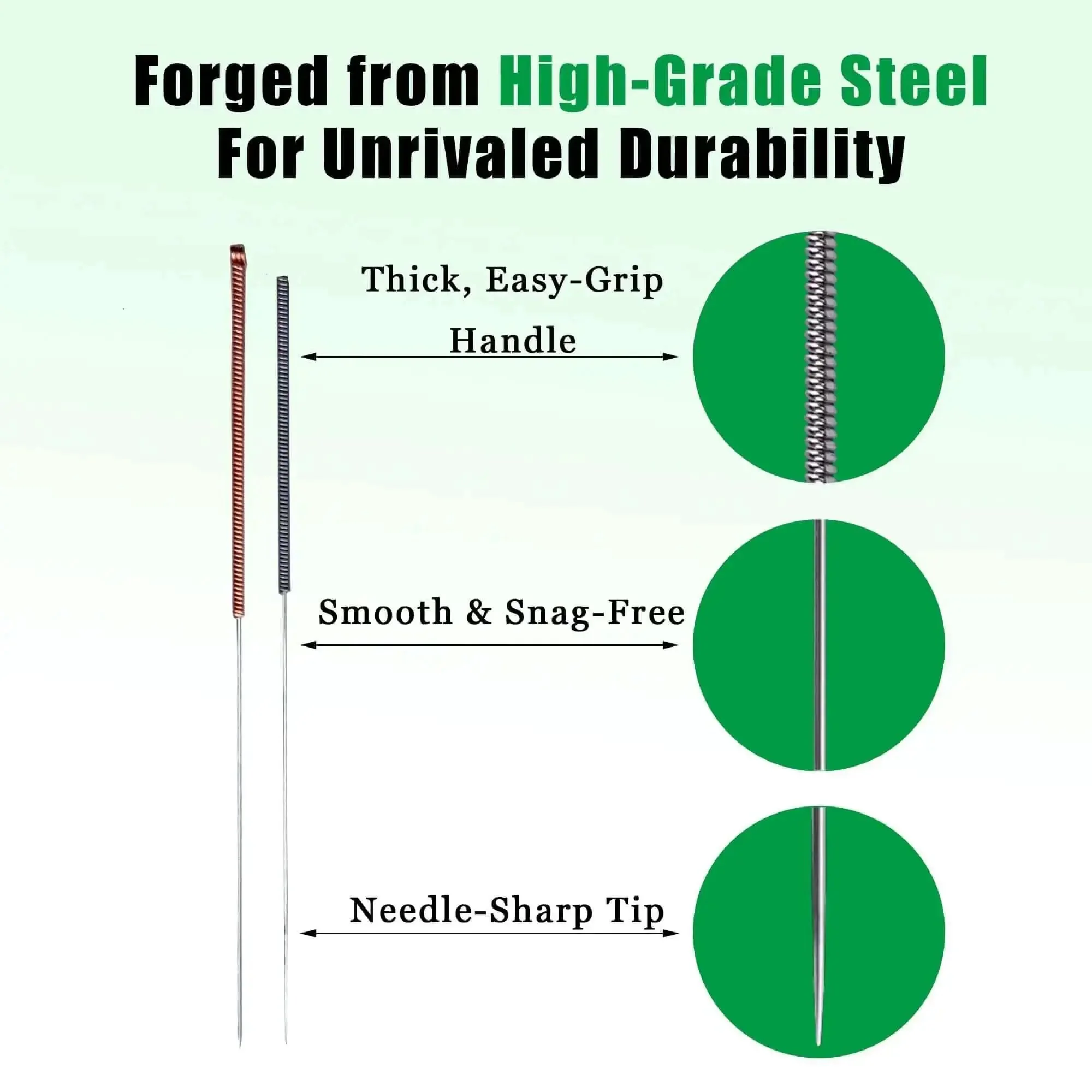 60 Piece Nozzle Cleaning Kit With Hardened Steel Needles In 0.2mm 0.3mm 0.4mm And 0.5mm Diameters For Quick Unclogging Of 3D Printer Nozzles Built For Ender 3 Ender 3 V2 Ender 5 CR-10 MK8 V6 K1 And More - Image 5