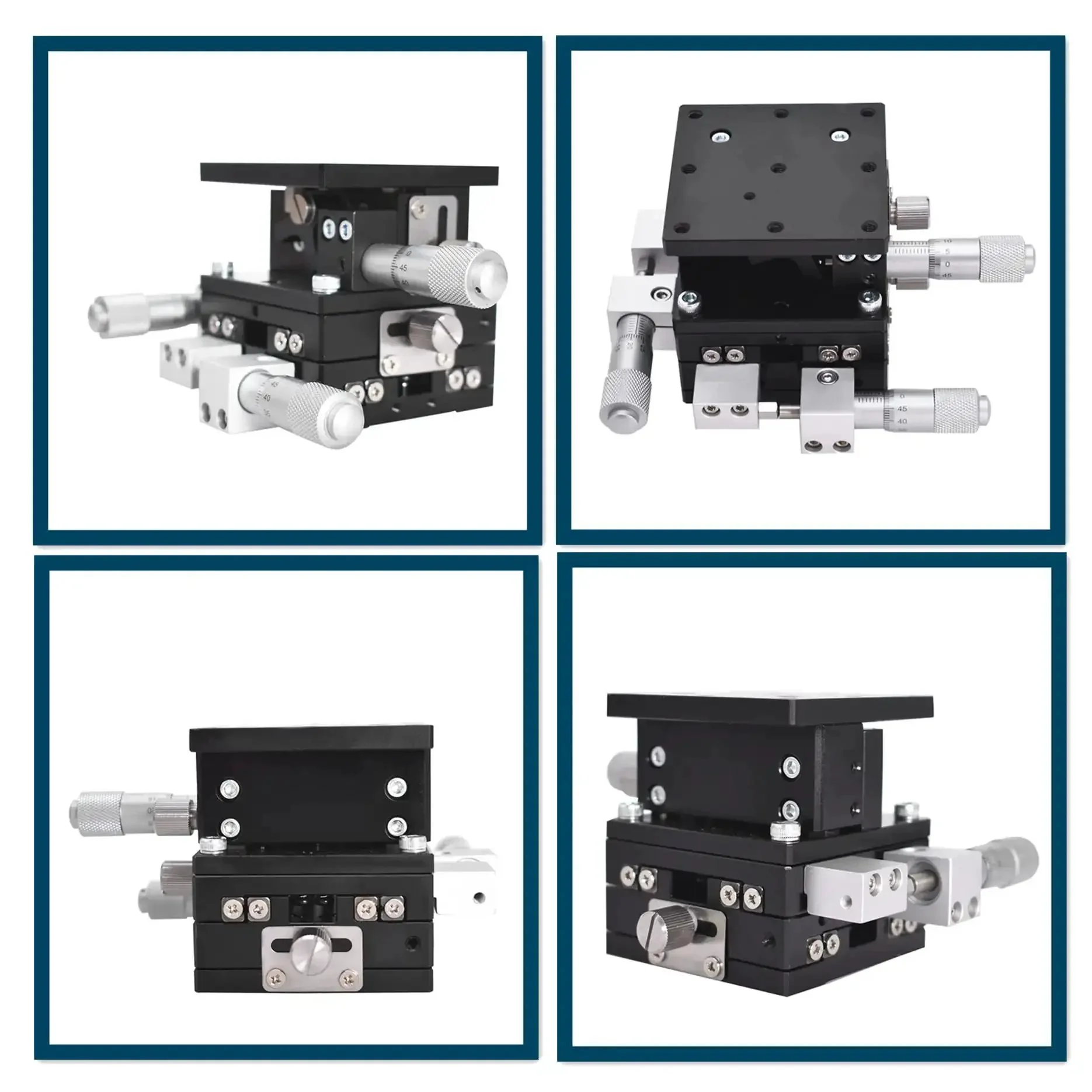 60 X 60mm XYZ 3 Axis Linear Stage With Manual Sliding Table For Optical Lab Precision Measurement, Aluminum Alloy Build, Trimming Bearing Tuning Platform, Smooth X Y Z Travel, 0.01mm Scale, 0.03mm Accuracy, Pro Grade - Image 6