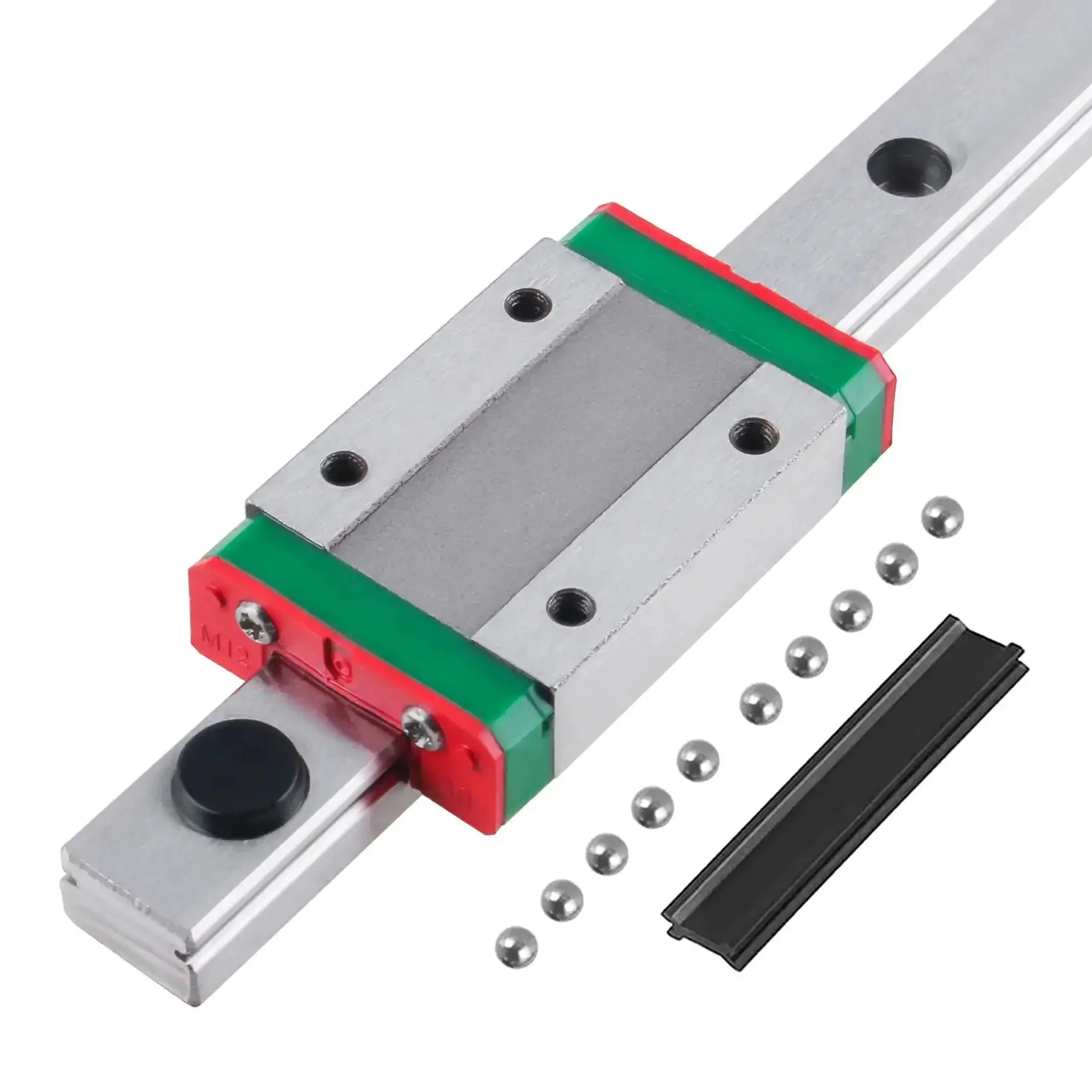 600mm MGN9 Linear Rail Guide With MGN9H Carriage Block For DIY 3D Printer Ultra Smooth Motion Heavy Duty Steel Rails Low Noise H Type 23.62 Inches Ready To Install