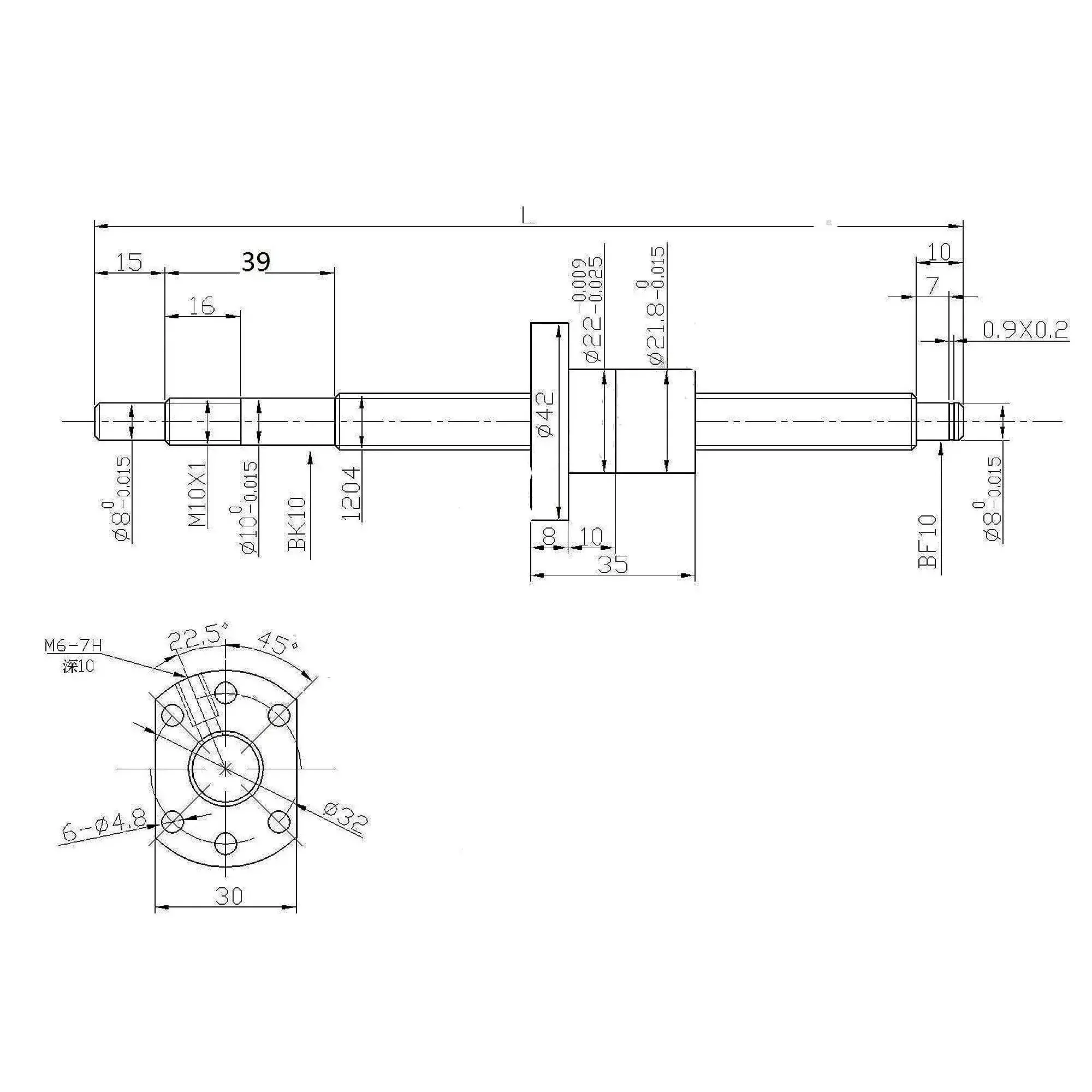 600mm SFU1204 Ball Screw Stainless Steel Rolled Ballscrew With Ball Nut Anti Backlash 12mm Diameter High Precision CNC Parts For 3D Printer Z Axis Beefed Up For Smooth Accurate Motion - Image 2