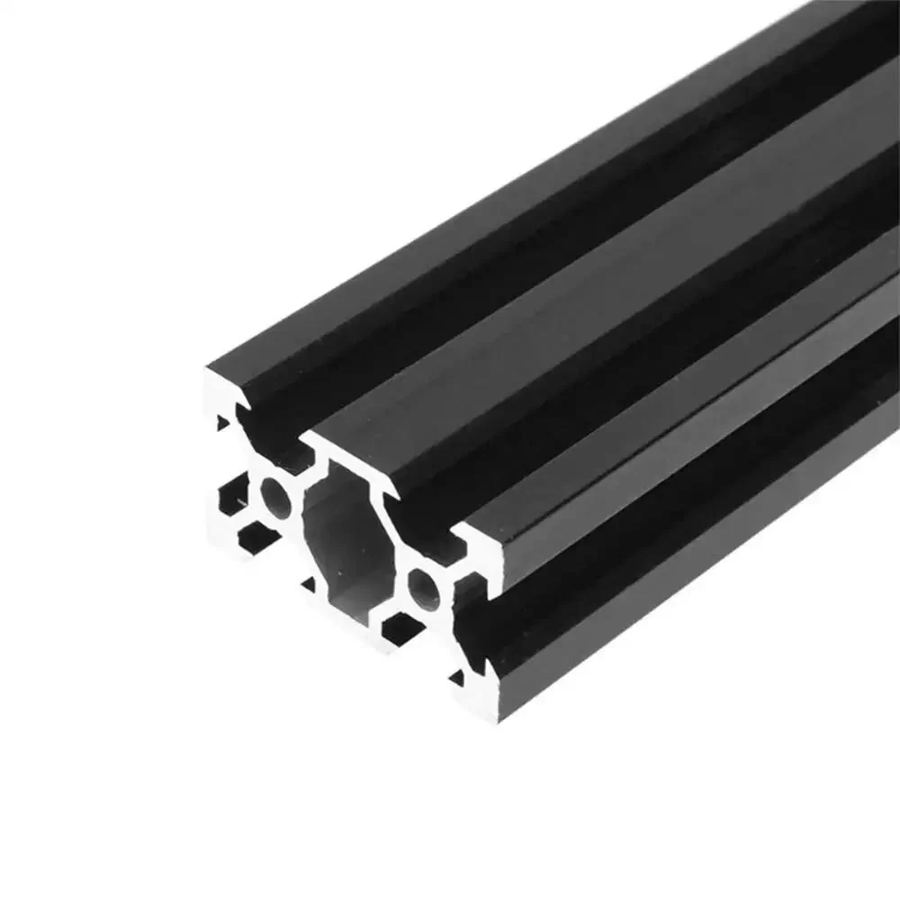 600mm V Slot 2040 Aluminum Extrusion Linear Rail Set For 3D Printers And CNC DIY Projects Anodized European Standard Black Finish Built To Last V Type Profile For Smooth Precise Motion - Image 4