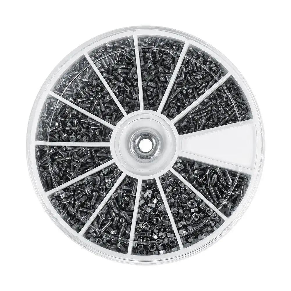 600Pcs Screws Nuts Assortment Kit With Storage Box For Tiny Screws Go To Fix It Kit For Electronics Repair Watches Glasses Hardware Fasteners Bolt Set And Small Fastener Projects