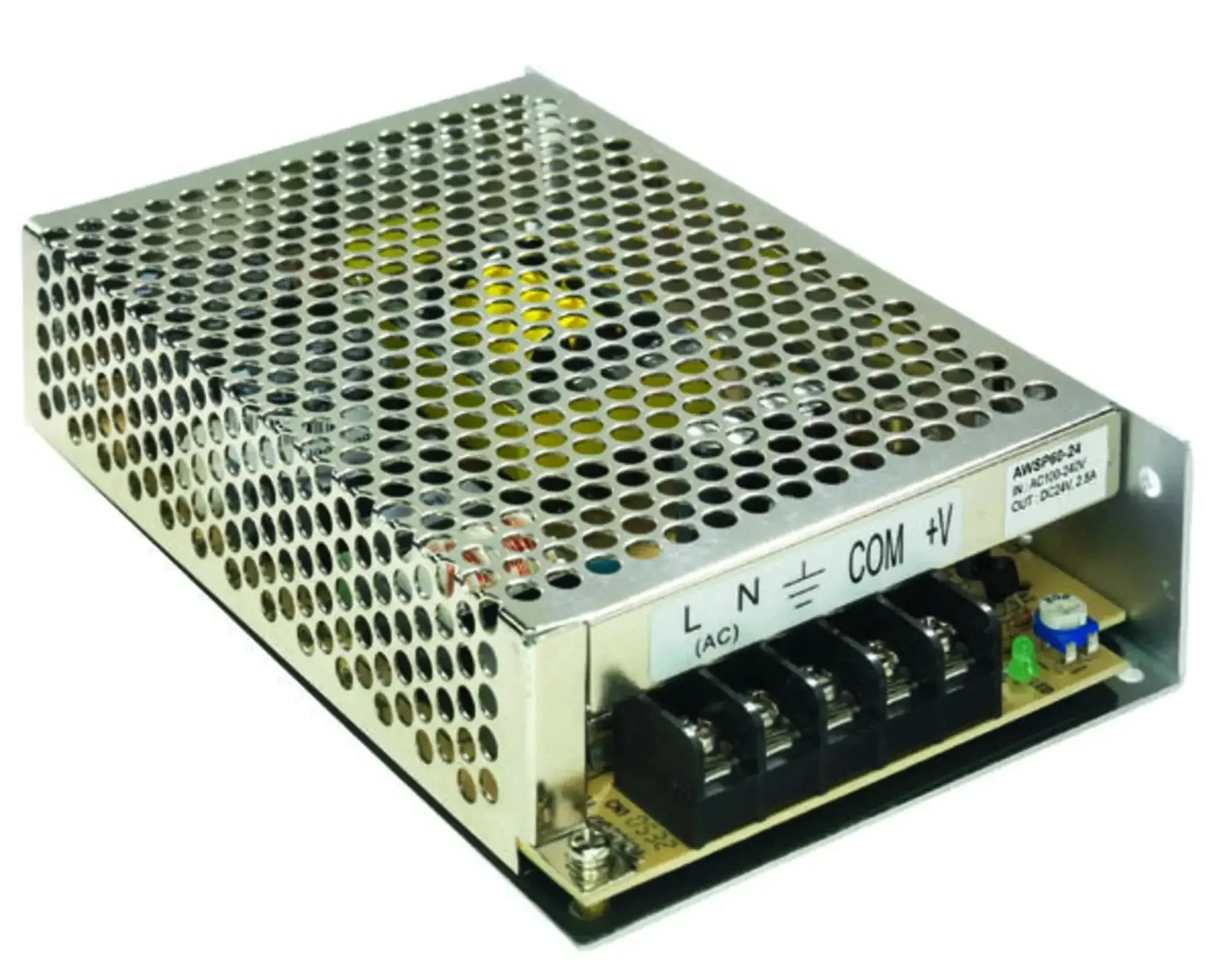 60W 24V DC Switch Mode Power Supply With Single Output 2.5A AC DC Converter 7 Pin Connector Plug And Play Rock Solid Industrial Grade Power Supply For Electronics Projects