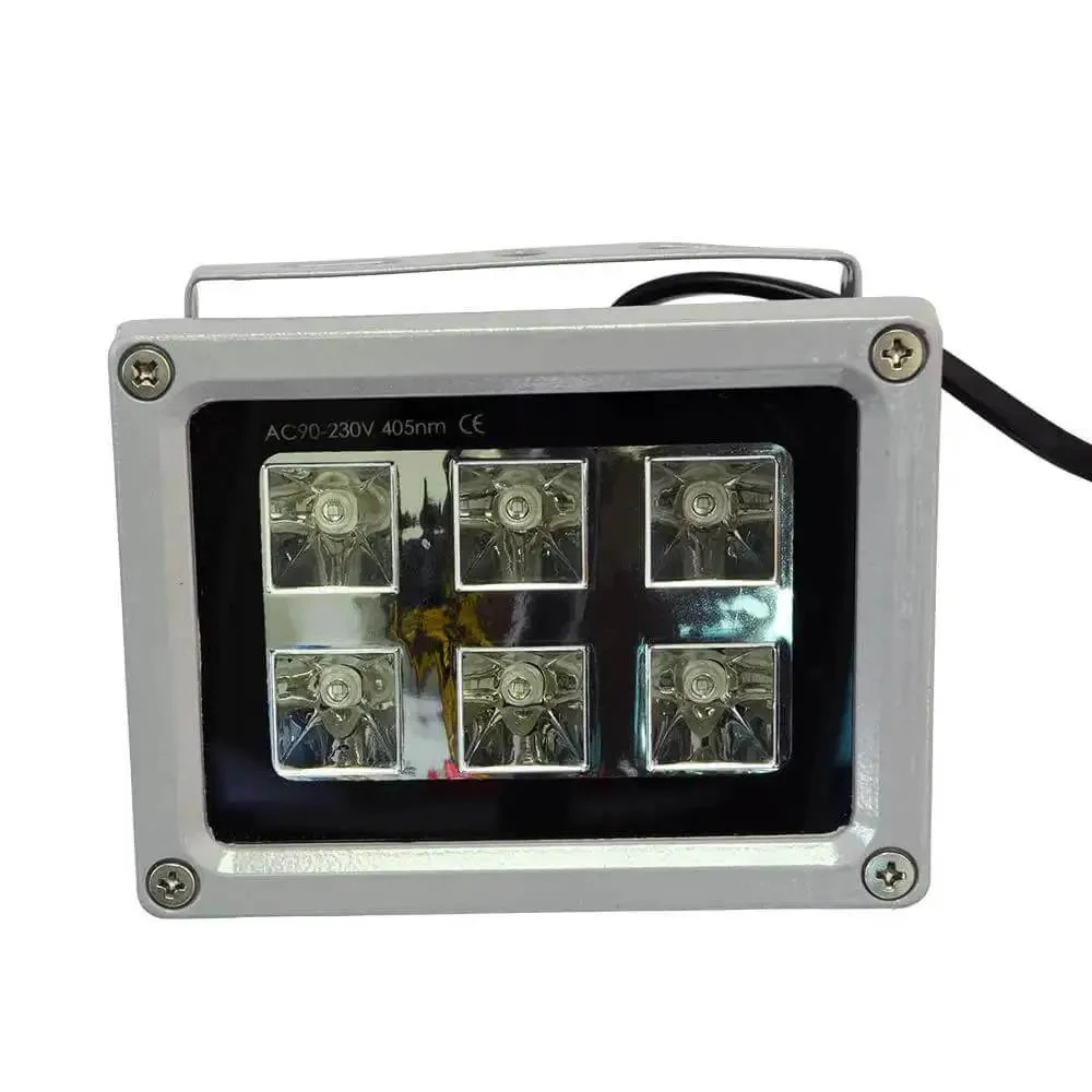 60W 405nm UV Resin Curing Light for SLA DLP 3D Printers, Ultra Fast Cure in Seconds With Six High Power UV LEDs, Thick-Section Ready, DIY Enclosure, US Plug, Durable Aluminum Housing - Image 4