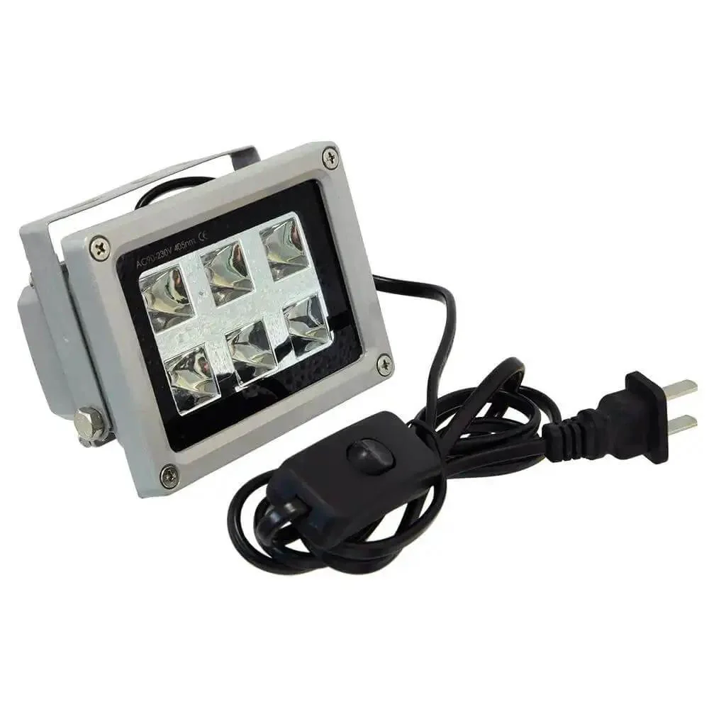 60W 405nm UV Resin Curing Light for SLA DLP 3D Printers, Ultra Fast Cure in Seconds With Six High Power UV LEDs, Thick-Section Ready, DIY Enclosure, US Plug, Durable Aluminum Housing - Image 6