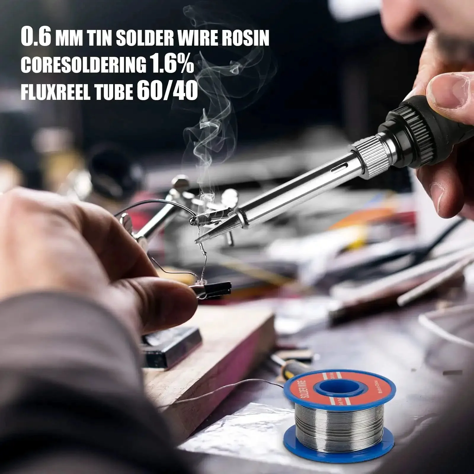 60W Soldering Iron Kit With 5 Interchangeable Tips And 10 In 1 Adjustable Temperature Soldering Tool For Electronics Repair Fast Heat 110V Perfect For DIY Hobbyists And Professional Electronics Repair Projects - Image 5