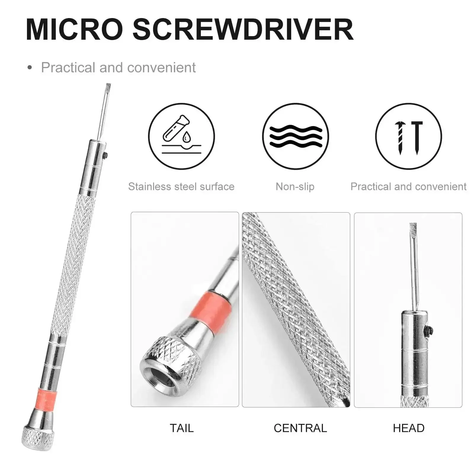 630 Pcs Tiny Micro Repair Screw Kit Pocket Sized With 18 Sizes Micro Screws Mini Screwdriver And Tweezers For Eyeglasses Sunglasses Watches Jewelry Computers Cellphones And Other Small Electronics - Image 4