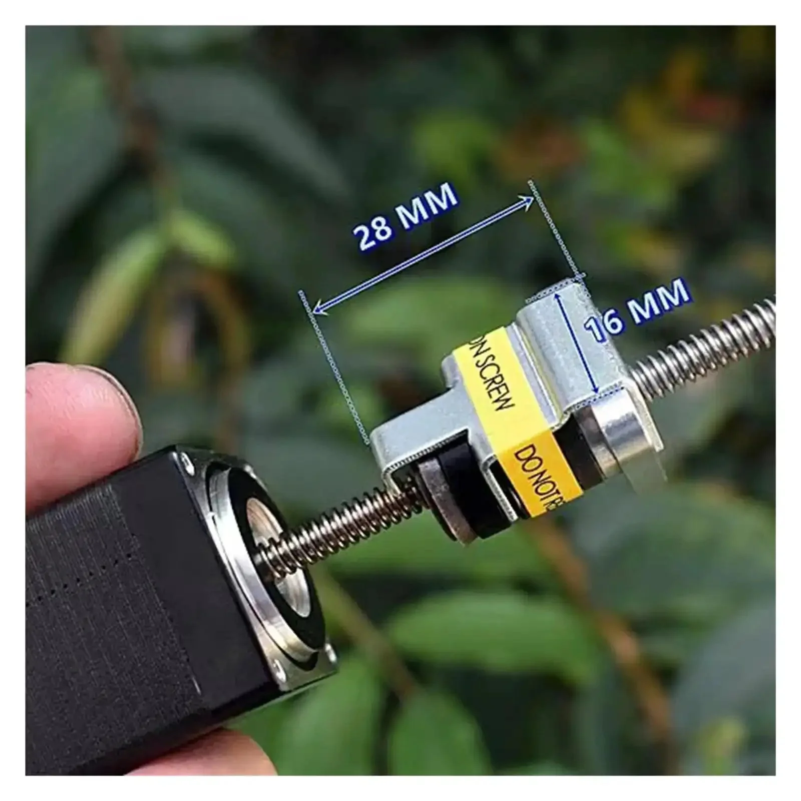 63Mm Stroke Linear Actuator With Nema 11 Mount 28Mm Precision Screw Stepper Motor 2 Phase 4 Wire Bipolar Control Electronic Starter Position Rod Nut For DIYers And Pro Builds - Image 3