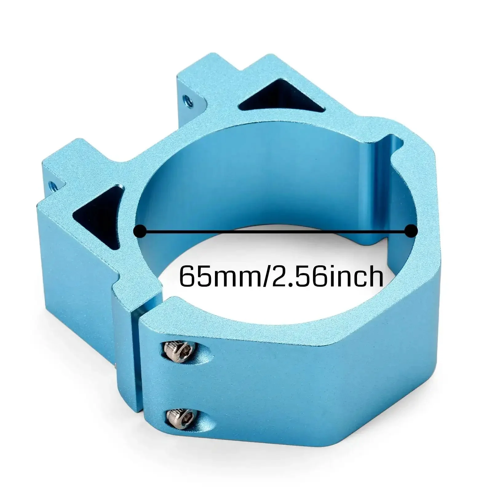 65mm Aluminum CNC Spindle Holder Mount Compatible With 3018 Pro, 4040 Series, 3020-Pro Max V2, And 3018-ProVer V2 CNC Machines Upgrade Kit, Heavy-Duty Aluminum Spindle Support For A Tight, Smooth, Pro-Grade Router - Image 5