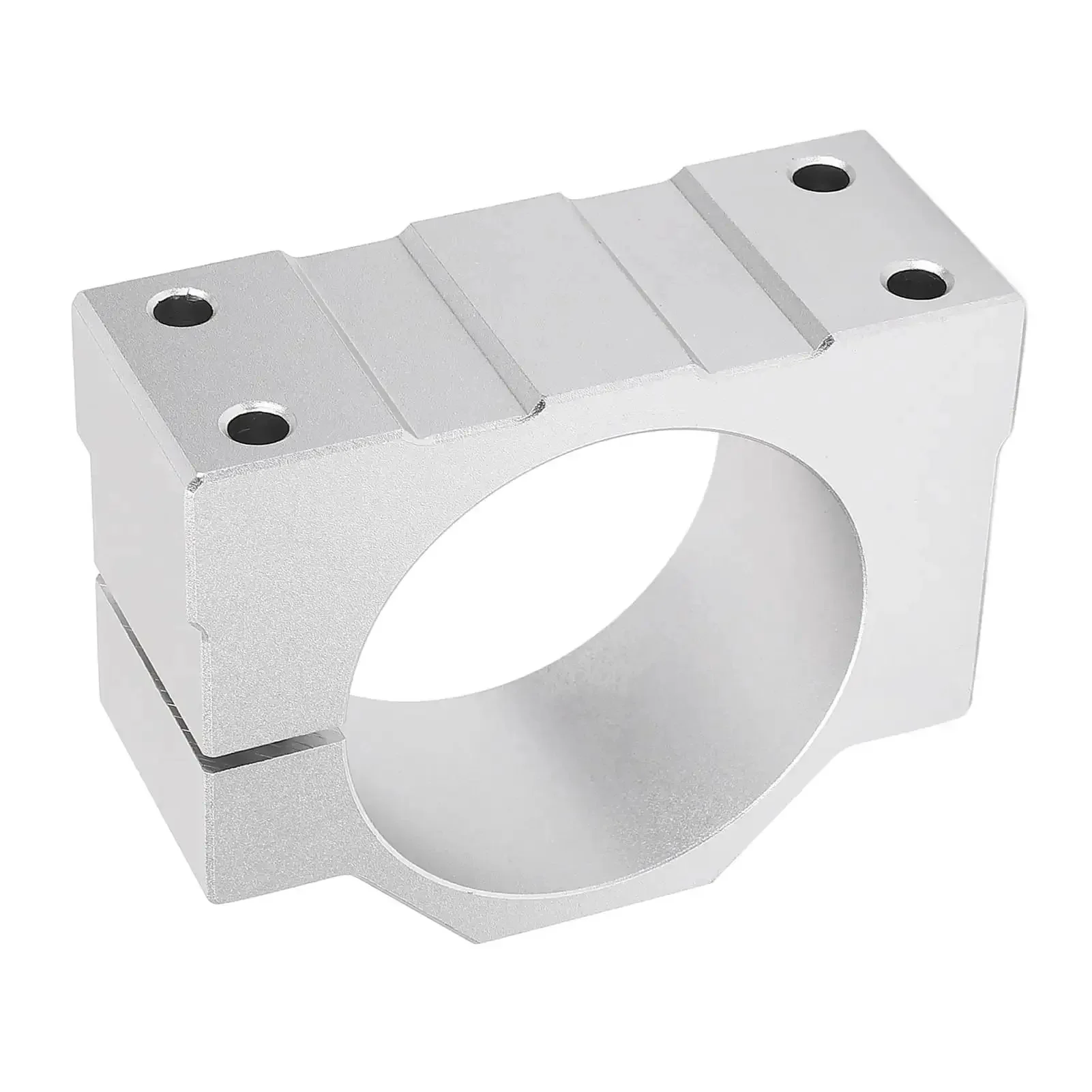 65mm Aluminum Spindle Clamp Motor Mount For CNC Router Durable Aluminum Alloy Motor Holder With Easy Install Includes 4 Screws Stable Vibration-Resistant Mount For Precise Machining - Image 2