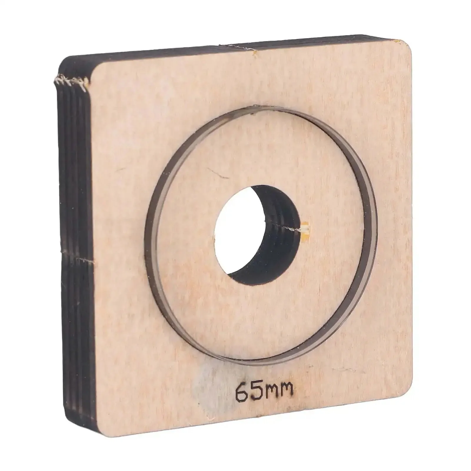 65mm Circle Cutter With Wood Base, Durable Alloy Steel Round Cutting Die For Leather, Fabric, Clay And Wood DIY Projects, Smooth Glossy Edges, Precise Circular Cutouts, Ideal For Crafting, Gift Making, And Pro Home Upgrades - Image 8