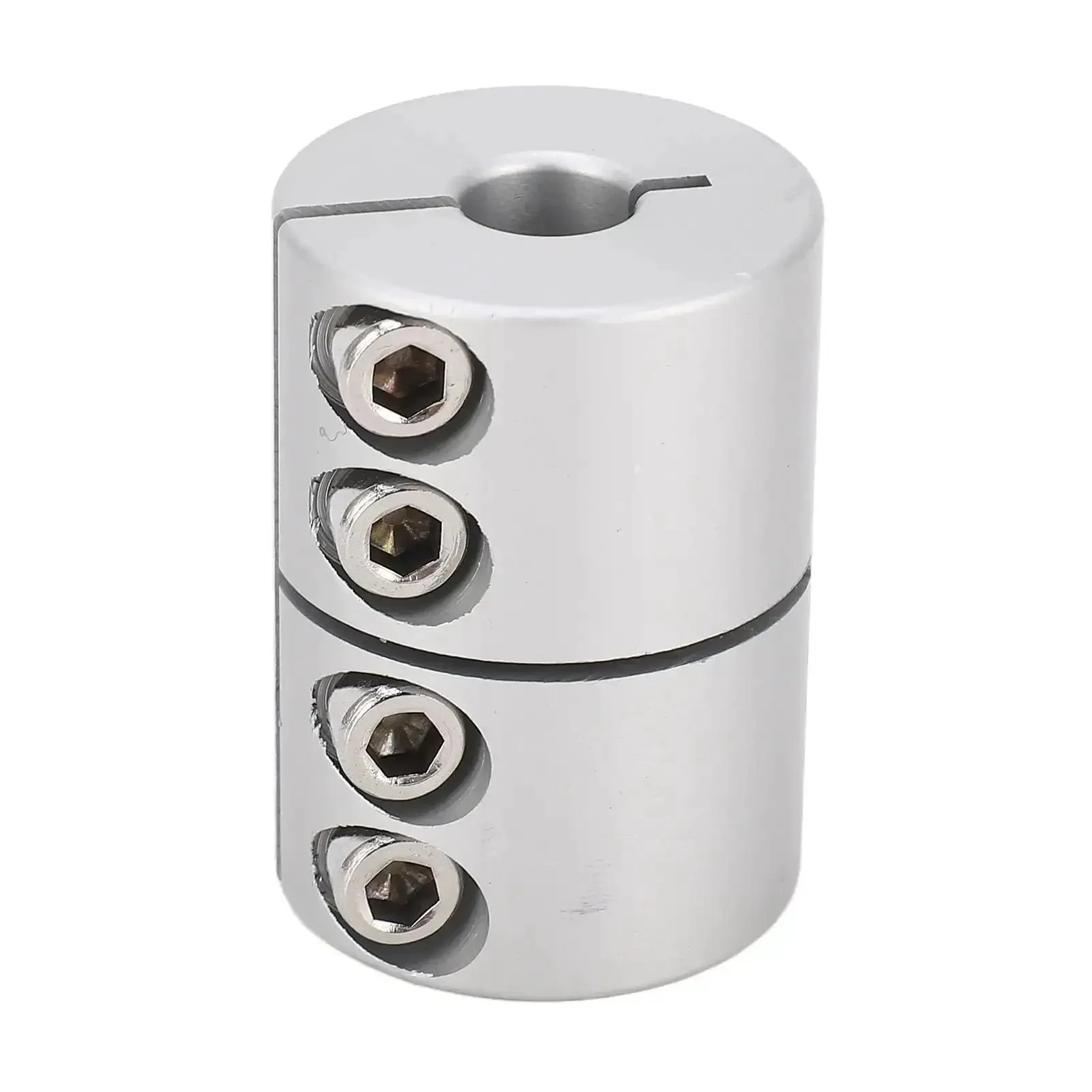6mm To 16mm Rigid Shaft Coupling For Stepper Motors And 3D Printers, PA66 Rubber Damping Connector With Stainless Steel Housing, Heavy Duty Misalignment Compensation, Durable Shaft Coupler For Precise Motor Drive