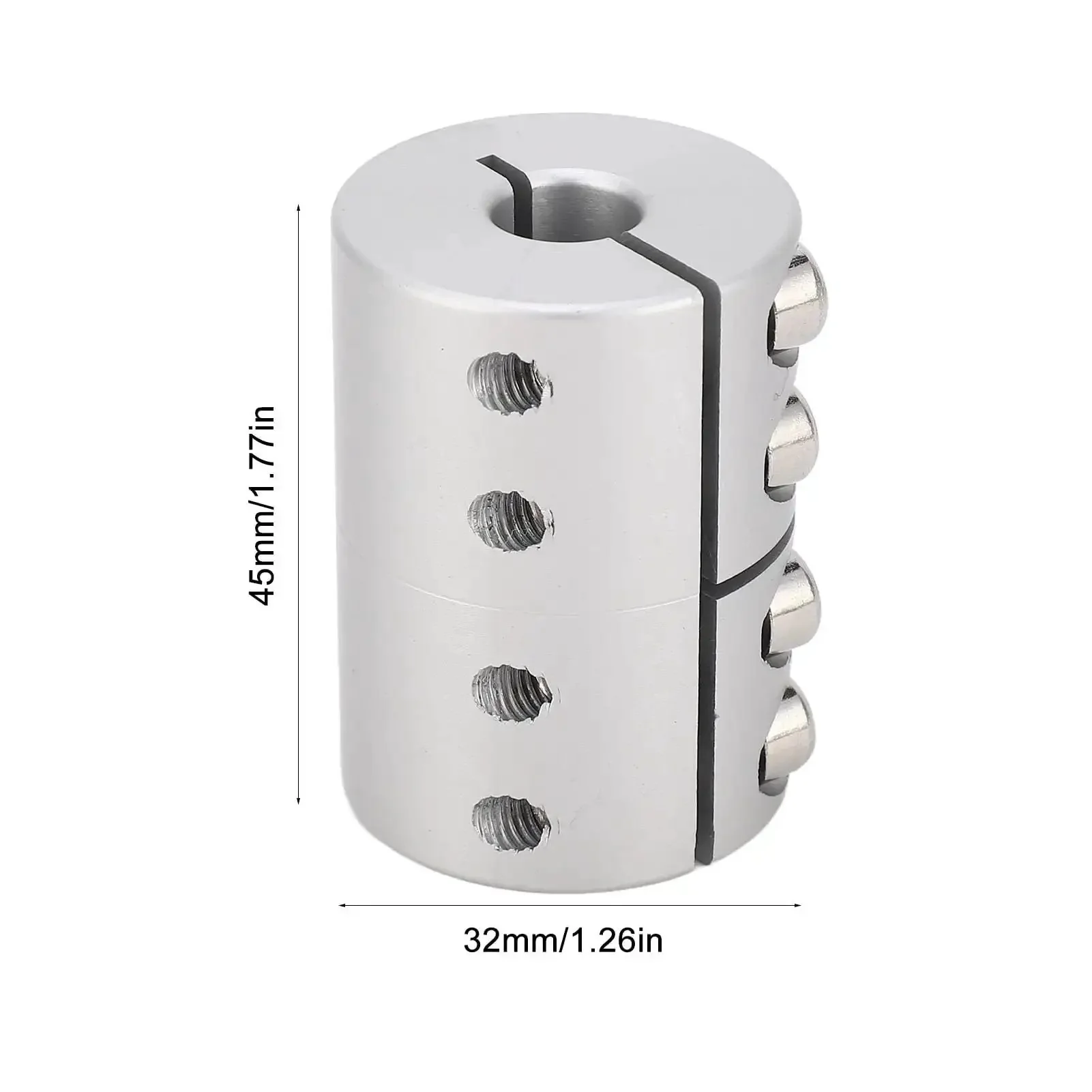 6mm To 16mm Rigid Shaft Coupling For Stepper Motors And 3D Printers, PA66 Rubber Damping Connector With Stainless Steel Housing, Heavy Duty Misalignment Compensation, Durable Shaft Coupler For Precise Motor Drive - Image 9