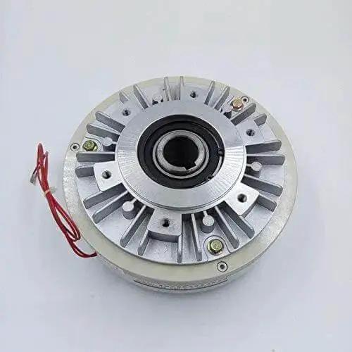 6Nm Hollow Shaft Magnetic Powder Brake DC 24V 1500 RPM With 16mm Bore And 52mm Center Distance, Beefy Torque Servo-Grade Brake For Printing Press And Precision Equipment