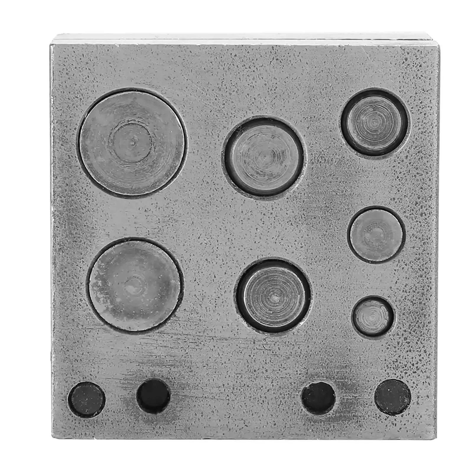7 Holes Punch Die Disc Set For Jewelry Making, Dope Alloy Steel Punch Die Cutter, Lightweight And Portable Metal Forming Tool For Jewelry Crafting, Ring And Bead Projects, Durable Disc Punch Kit - Image 6