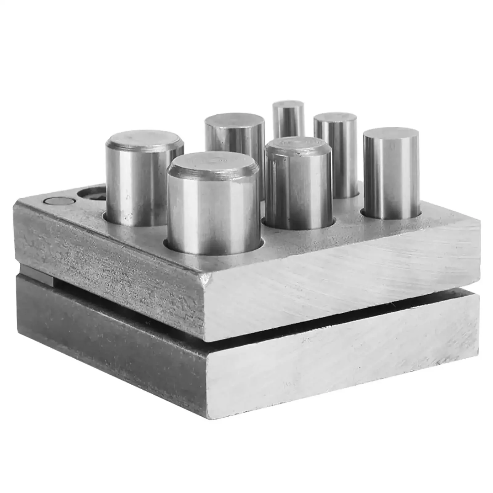 7 Holes Punch Die Disc Set For Jewelry Making, Dope Alloy Steel Punch Die Cutter, Lightweight And Portable Metal Forming Tool For Jewelry Crafting, Ring And Bead Projects, Durable Disc Punch Kit - Image 7