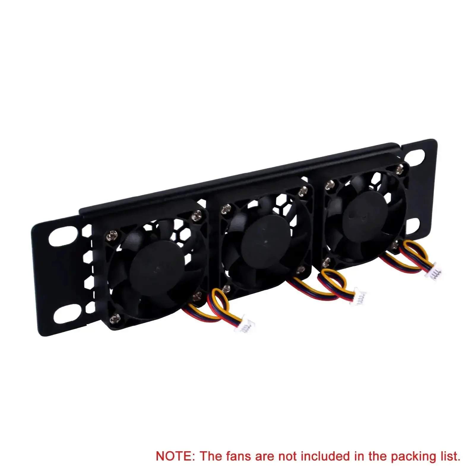 7 Inch 1U Vented Blank Panel Metal Rack Mount for DeskPi RackMate TT Server Cabinet Keeps Your Gear Chill With Optimized Airflow Supports Up To Three 40mm Fans Durable Rack Mount - Image 3