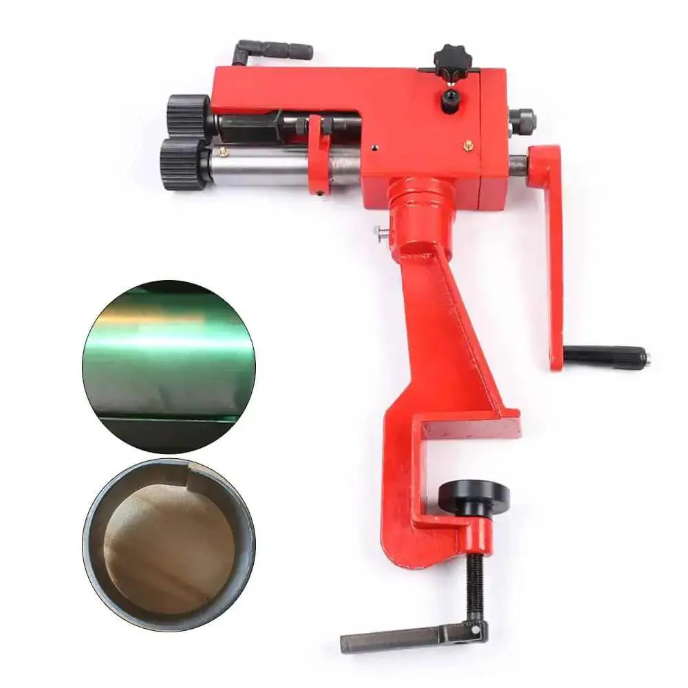 7 Inch Bead Roller for Sheet Metal - Heavy Duty Cast Steel Manual Tool With 6 Interchangeable Dies For Edging, Turning, Flattening, And Elbowing, 22 Gauge Capacity, Ideal DIY Auto Body And Metal Fabrication - Image 7