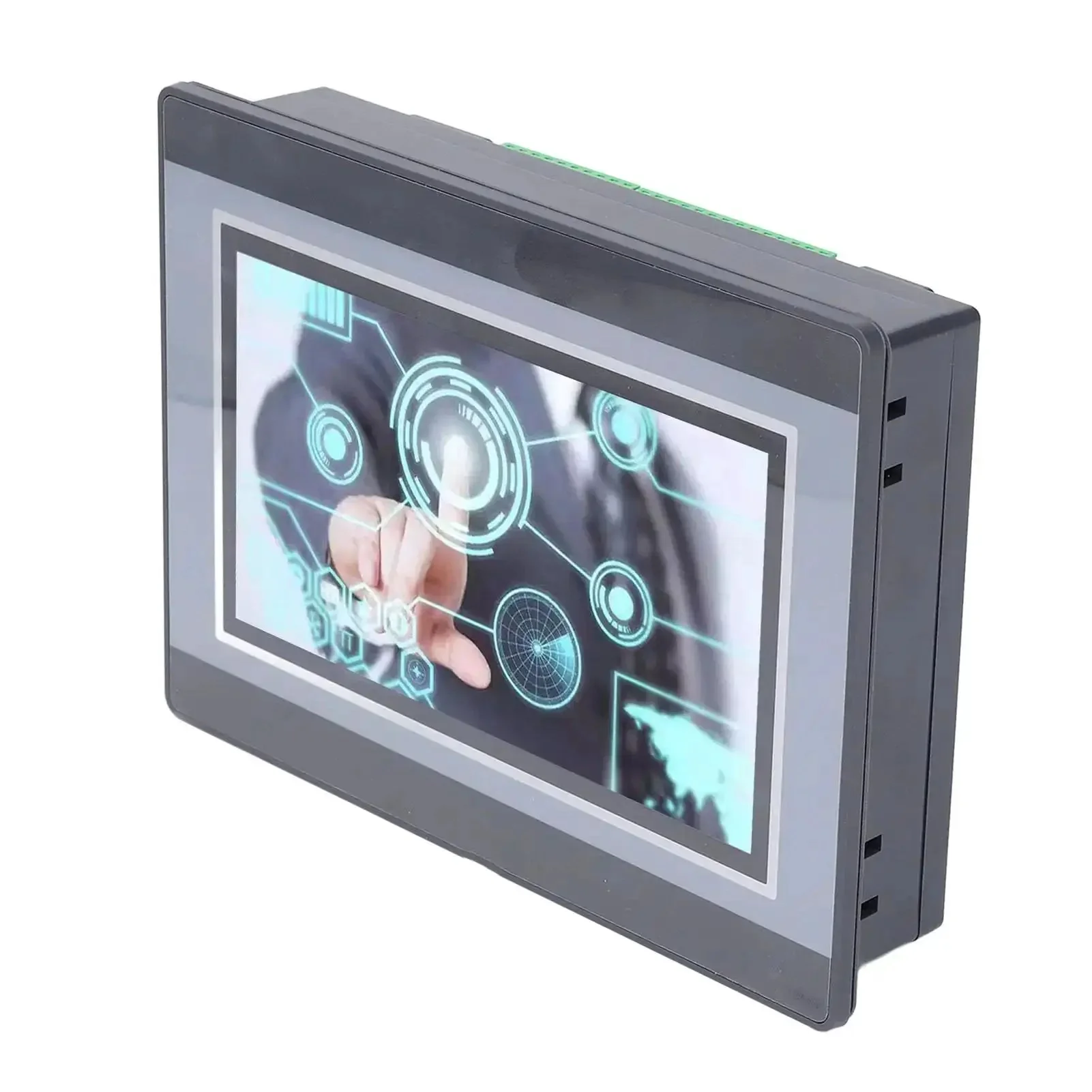 7 Inch HMI PLC Touchscreen Panel With DC 24V 5A Power 2 Channel K Type Thermocouple Temperature Measurement 12 Inch 8 Out PLC Touch Screen Display 800x480 Pixel ABS Housing Built For Real World Industrial Use - Image 6