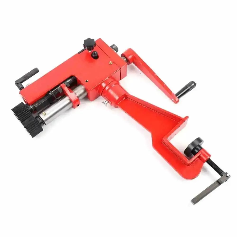 7 Inch Manual Bead Roller For Metal Fab And Fabrication, Heavy Duty Steel Construction, Ideal For Crimping, Flanging, Edging And Forming 0.03 Inch Mild Steel With 6 Die Sets - Image 3