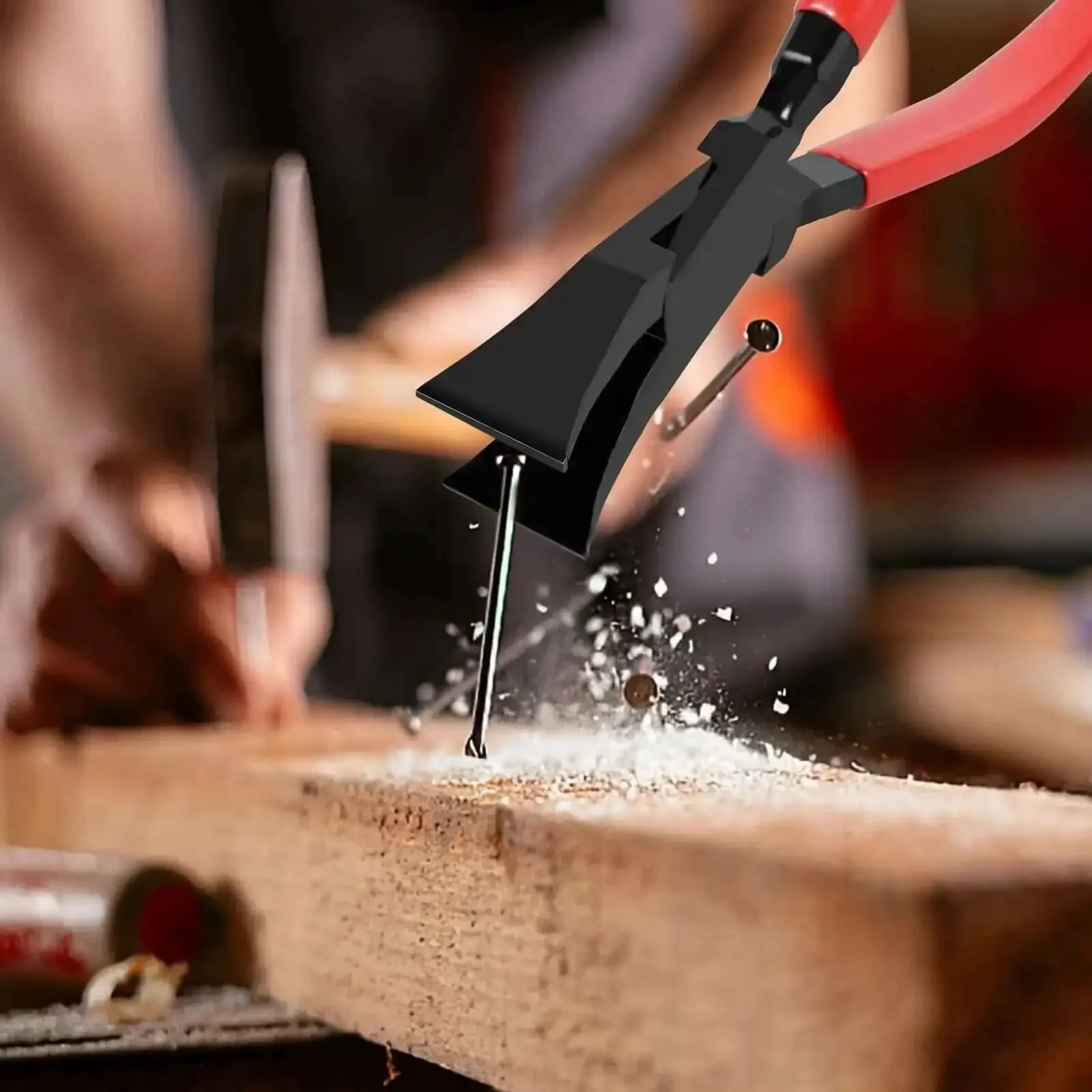 7-Inch Metal Hand Seamer For Bending And Flattening Sheet Metal, Ergonomic Anti-Slip Handle, Heavy-Duty Form Edge Seamer Plier, Durable DIY Pro Tool For Metalworking And Fabrication - Image 4