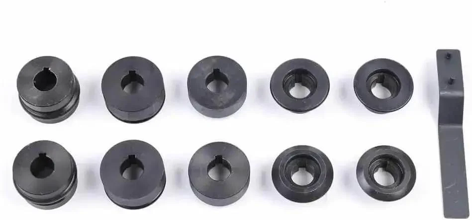 7 Inch Sheet Metal Bead Roller And Bender, Manual Hand Tool With Clip, 6 Die Sets And Gears, High Precision Beading For Burring, Edging, Elbowing And Flanging, All In One Metalworking Machine - Image 7