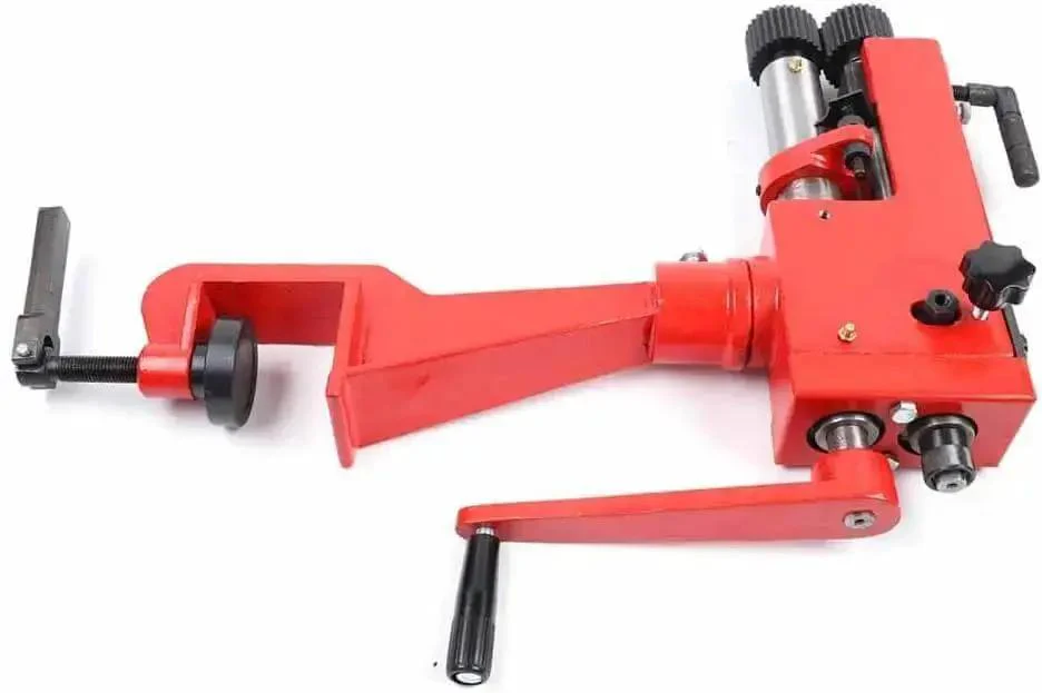 7 Inch Sheet Metal Bead Roller Machine With 6 Die Sets And Gearings, Pro Grade Rotary Steel Bead Bender For Edging And Fabrication Shops, Durable Cast Steel Construction, High Precision And Easy Alignment - Image 6