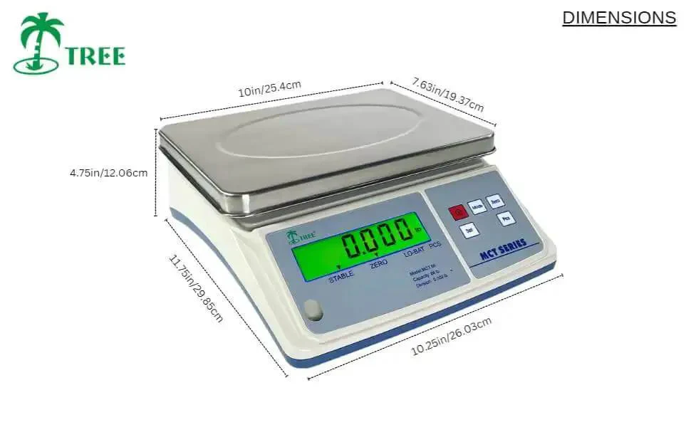 7 Lb Counting Scale With 0.0002 Lb Precision For Warehouse And Manufacturing, Industrial Grade Weighing Instrument Built For Accurate Inventory Counts In High Volume Environments, A Real Workhorse - Image 2