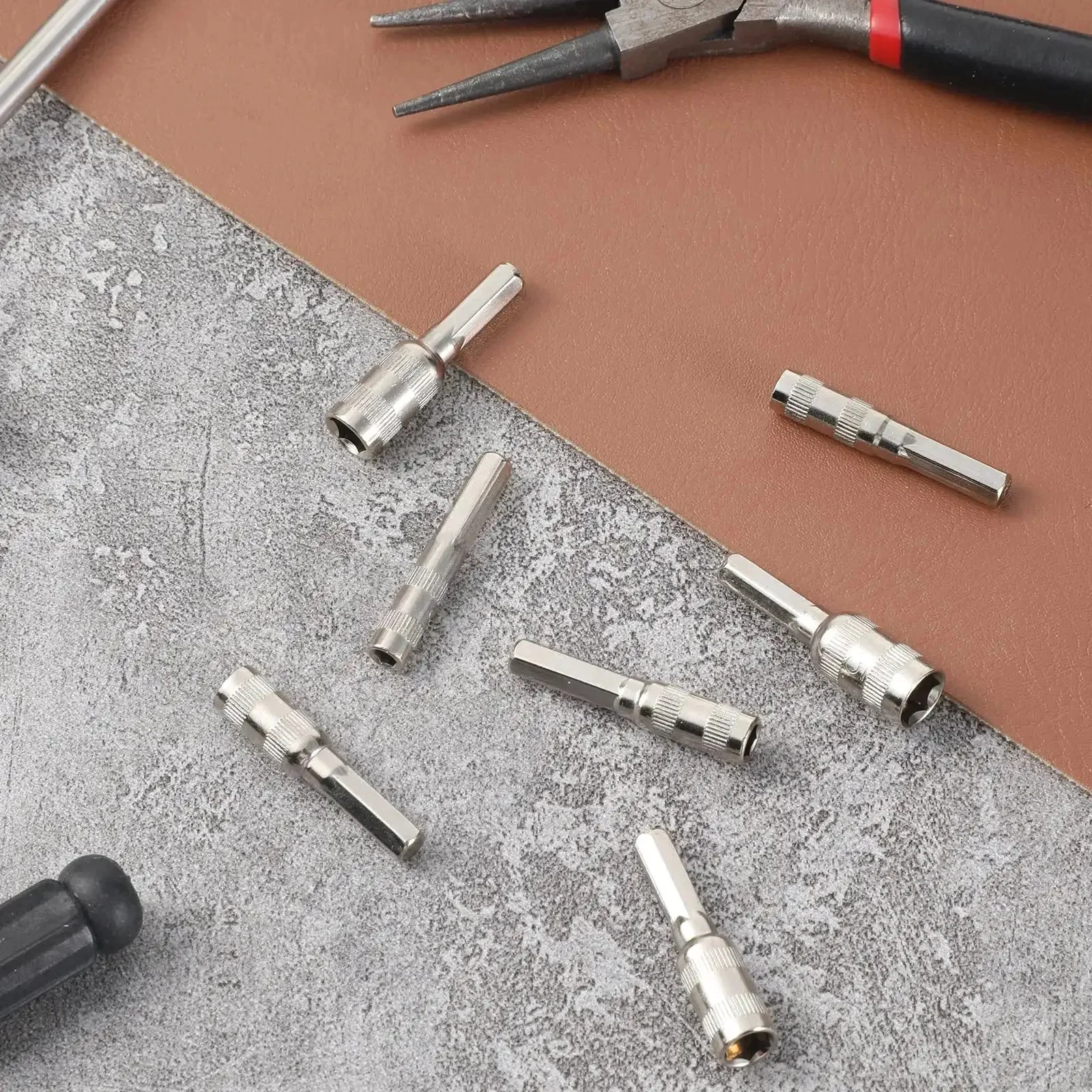 7 Piece Hex Socket Adapter Set With H4 Shank Metric Micro Socket Sizes 2.5mm Through 5.5mm Including 6 Point Hex Sockets Power Nut Driver And Drill Bit Kit For Mini Drills - Image 5