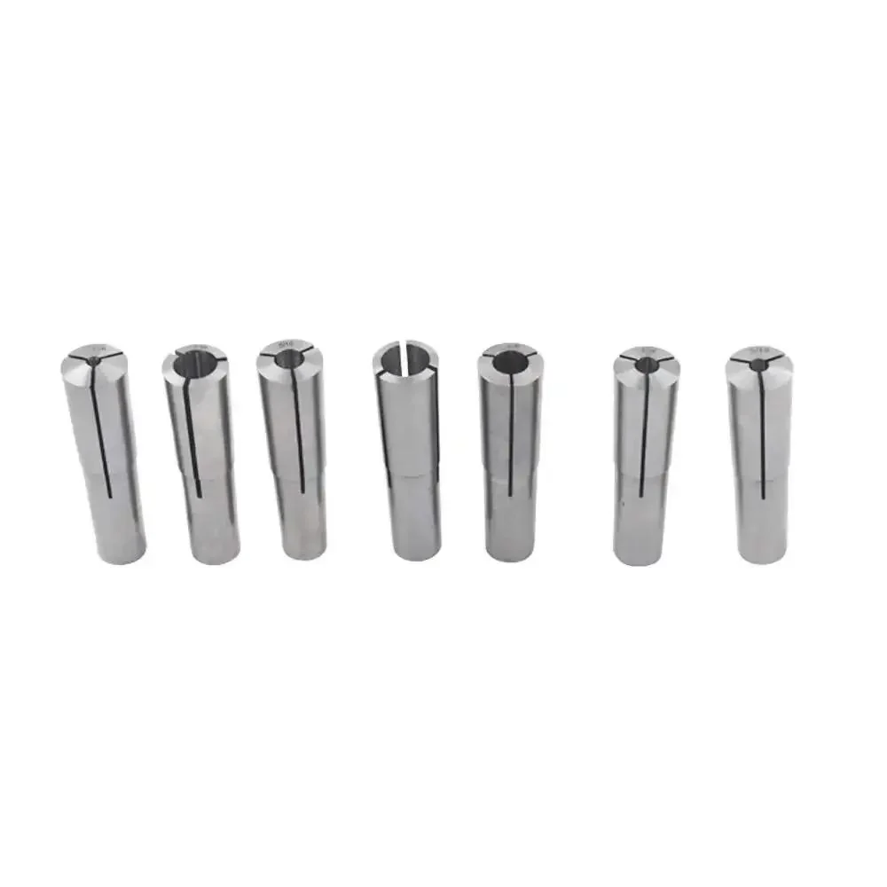 7 Piece MT Collet Set For 2MT MT2 Round Chuck Sizes 1/8 Inch, 3/16 Inch, 1/4 Inch, 5/16 Inch, 3/8 Inch, 7/16 Inch, 1/2 Inch Tool Steel Hardened And Ground For Close Tolerance With Carrying Box Perfect For DIYers And Pros In The CNC Shop - Image 3