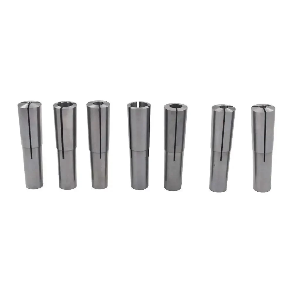 7 Piece MT Collet Set For 2MT MT2 Round Chuck Sizes 1/8 Inch, 3/16 Inch, 1/4 Inch, 5/16 Inch, 3/8 Inch, 7/16 Inch, 1/2 Inch Tool Steel Hardened And Ground For Close Tolerance With Carrying Box Perfect For DIYers And Pros In The CNC Shop - Image 4