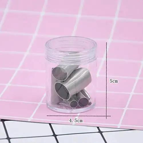 7 Piece Stainless Steel Clay Hole Cutter Set With Round Punches From 3mm To 16mm For Pottery Ceramics And DIY Crafts Hollow Punch Mold Tool Kit For Precise Circular Holes And Creative Craft Effects - Image 3