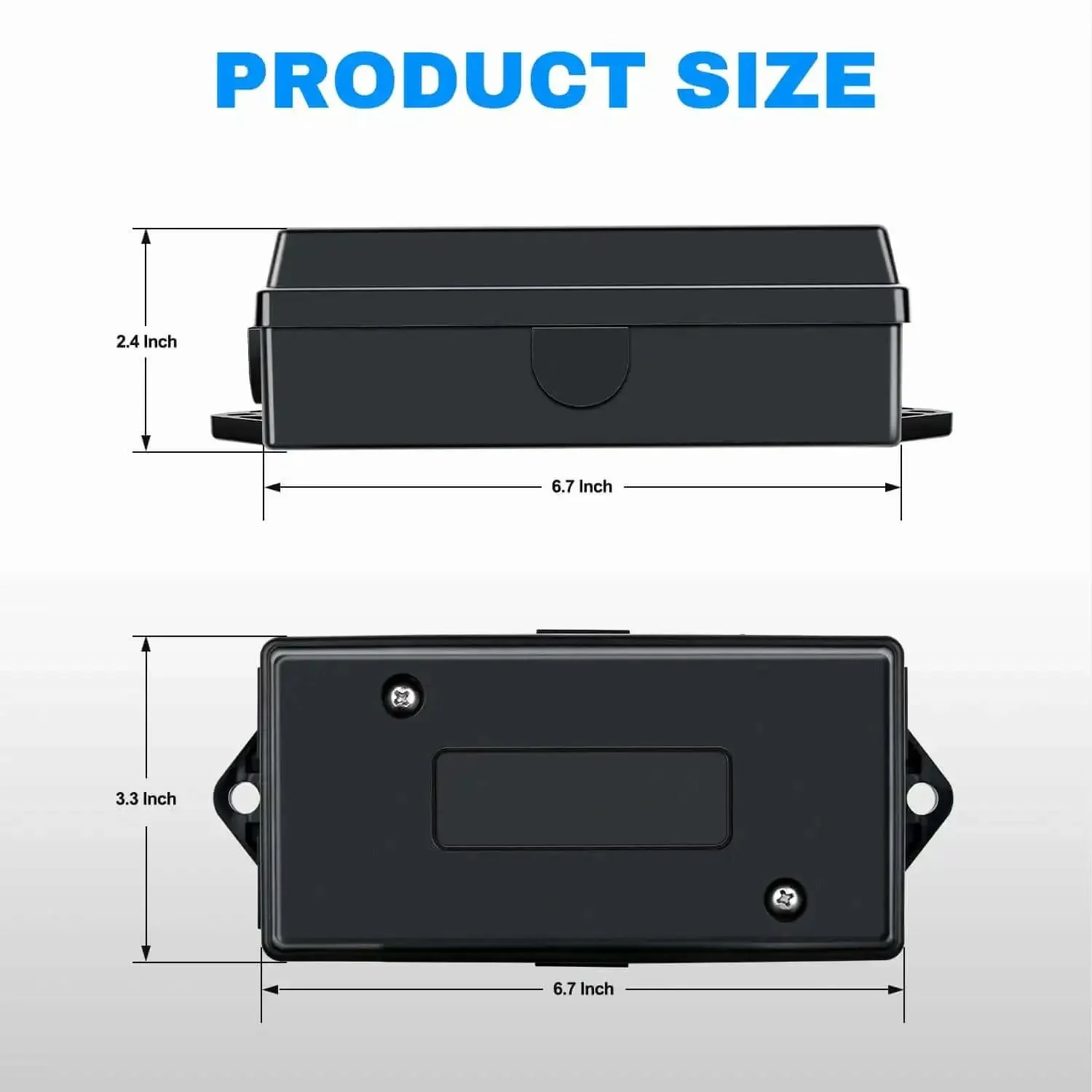 7 Way Trailer Junction Box Weatherproof Connector For RV Camper Caravan Boat, 7 Gang Wire Box With Terminal Studs, Easy Rewire, Quick Power Add, Durable Waterproof Cable Connection Box, 2 Years Warranty - Image 5