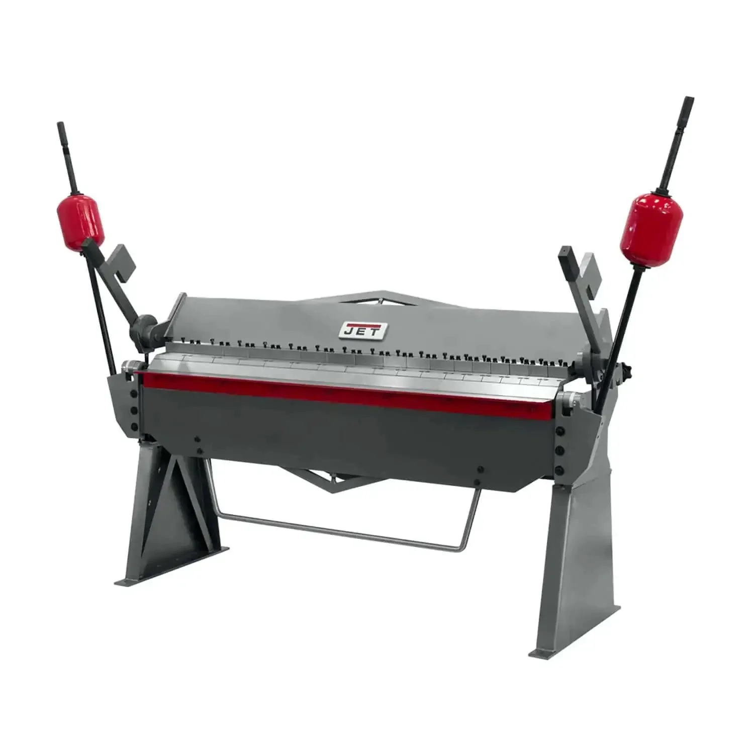 72-Inch Box And Pan Brake For 12-Gauge Mild Steel Built Tough With All Welded Steel Body Heavy-Duty Truss Rods And Braces Line Bored Bed And Apron For Precision Movable Counterweights Easy Repeat Bends Soft Grip Handles