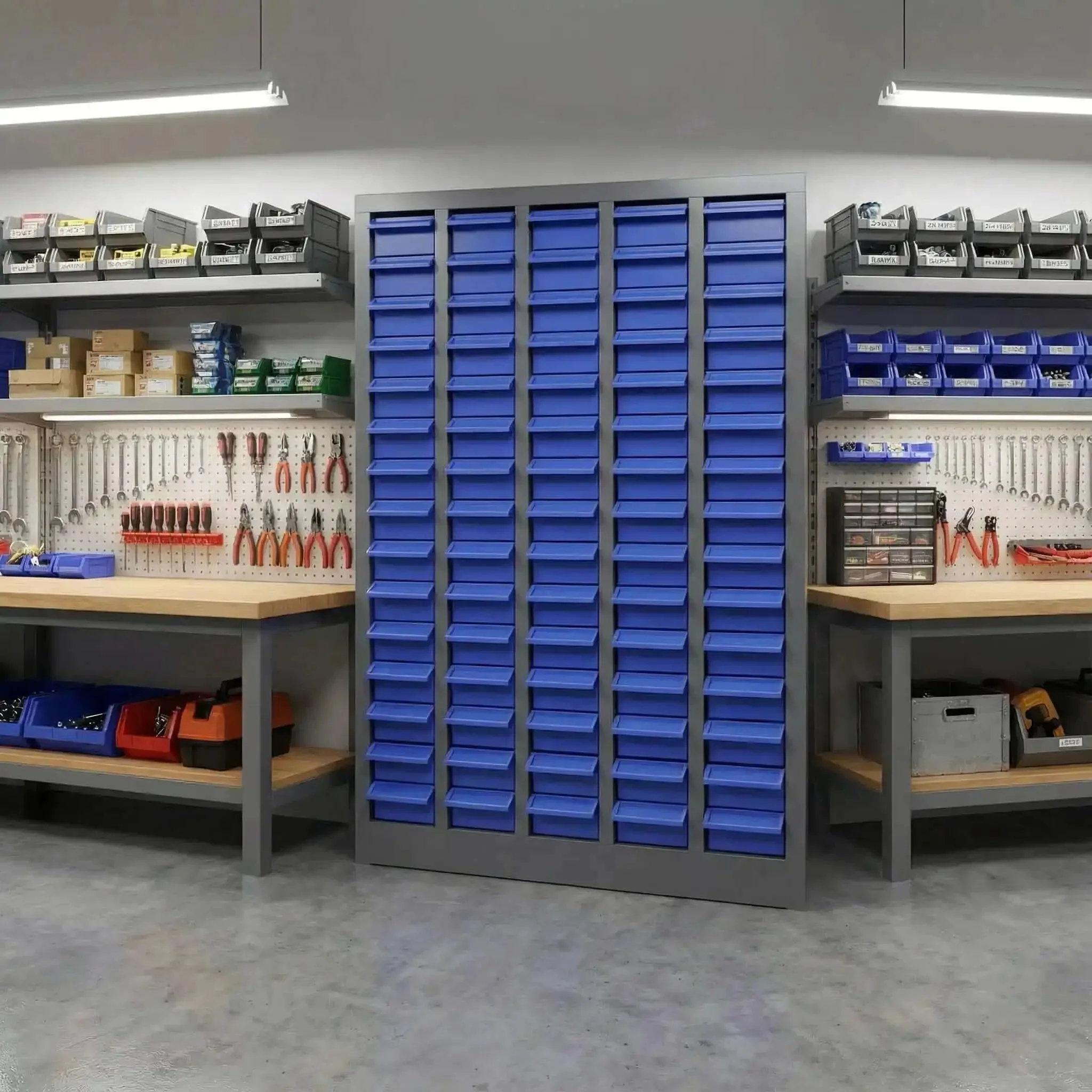 75 Drawer Nut And Bolt Organizer Cabinet With Acrylic Adjustable Shelves For Workshop Or Garage Storage Heavy Duty Alloy Steel Tool Cabinet With Label Stickers Keeps Nuts Bolts And Washers Sorted And Easy To Find